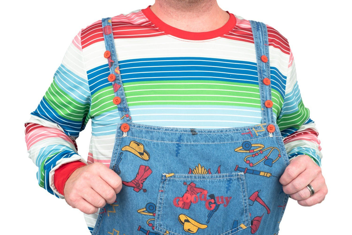 Chuckie Costume Good Guys Doll Halloween Costume Cosplay - TVStoreOnline