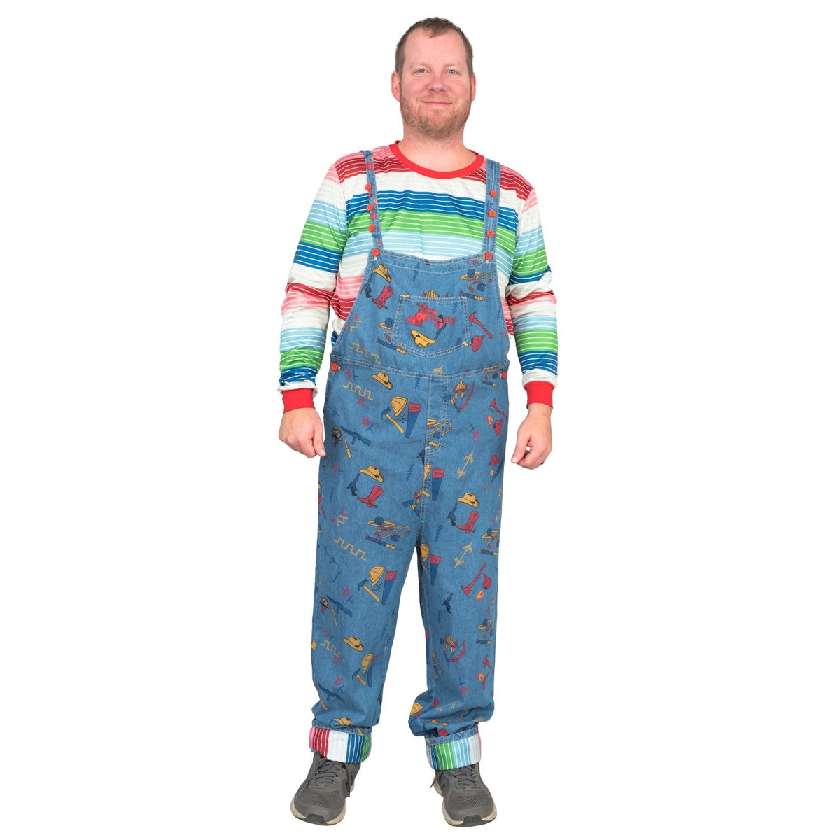 Chuckie Costume Good Guys Doll Halloween Costume Cosplay - TVStoreOnline