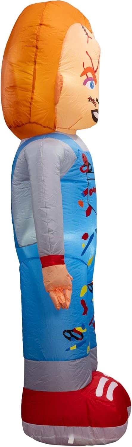 Chuckie Killer Doll Horror Indoor/Outdoor Light Up Inflatable Holiday Season Yard Decoration - TVStoreOnline