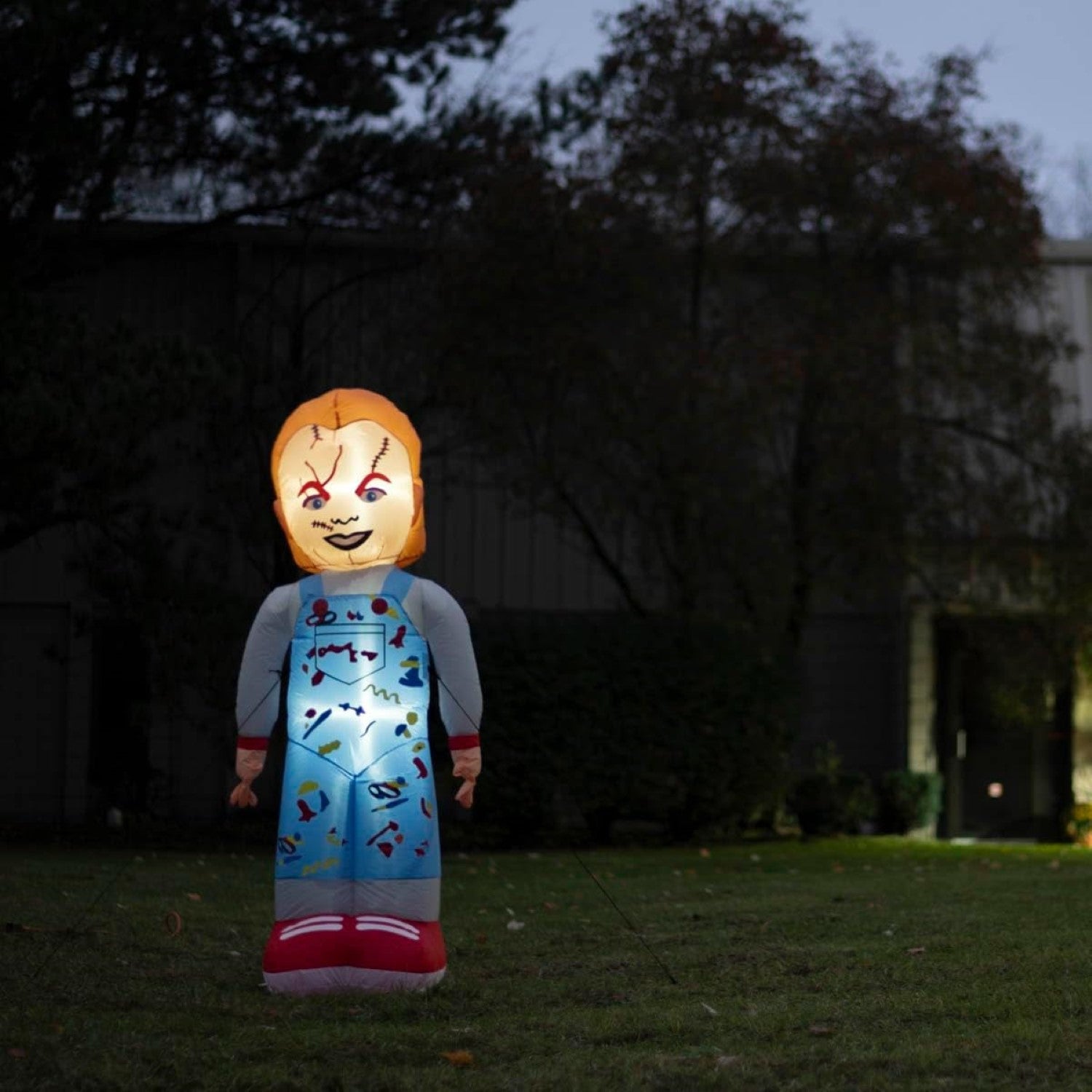 Chuckie Killer Doll Horror Indoor/Outdoor Light Up Inflatable Holiday Season Yard Decoration - TVStoreOnline
