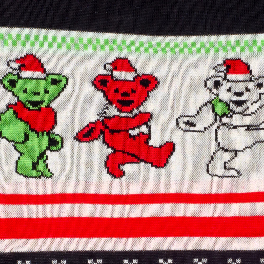 Grateful Dead Dancing Bears Adult Unisex Ugly Christmas Sweater