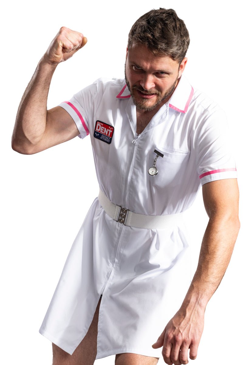 Dark Knight Dent Superhero Villain Nurse Cosplay Halloween Cosplay Costume Set - TVStoreOnline