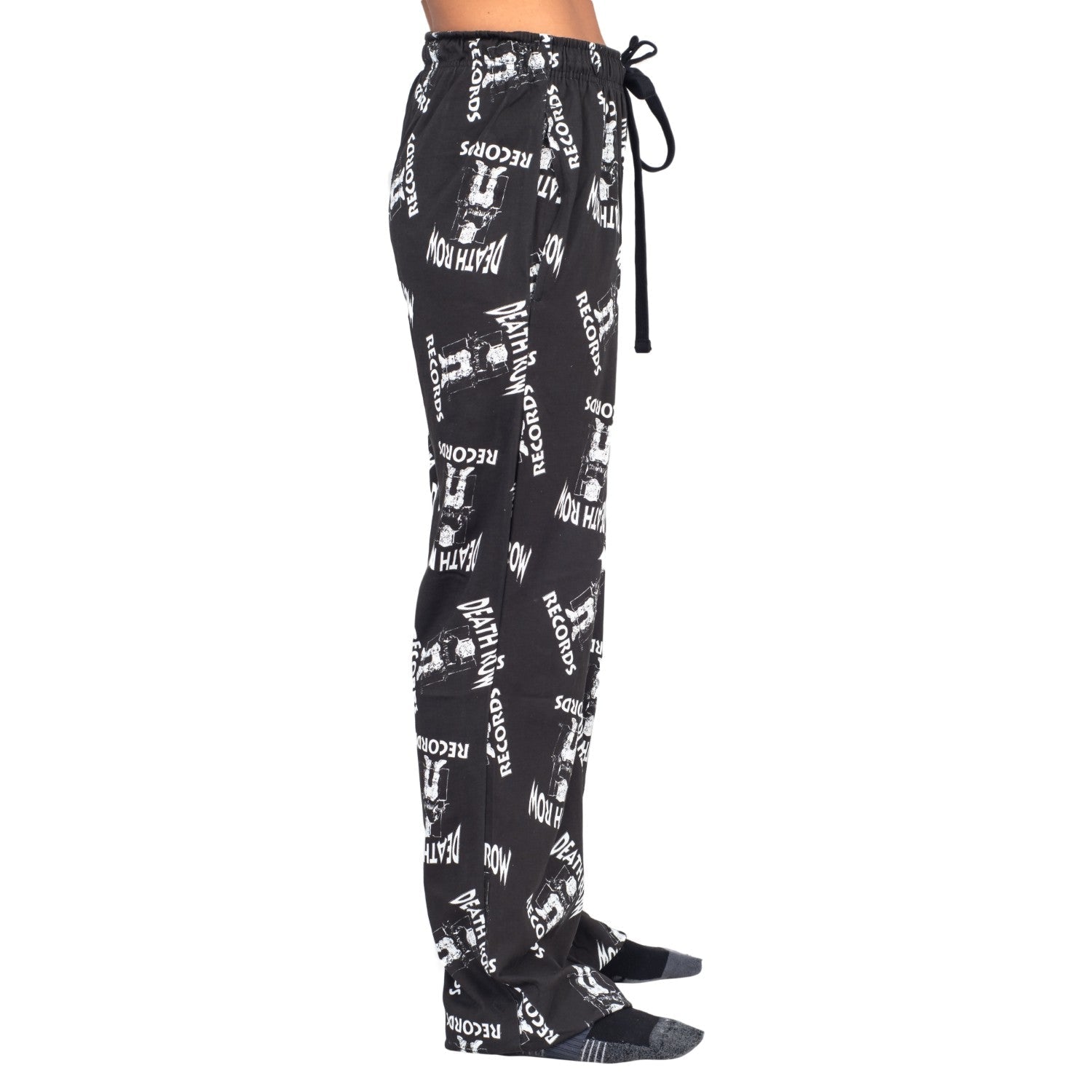 Deathrow Records Logo Toss Adult Sleep Lounge Pants - TVStoreOnline