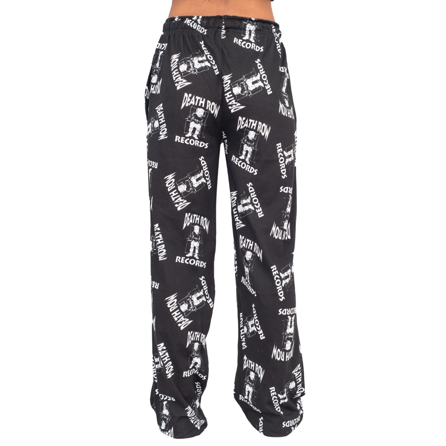 Deathrow Records Logo Toss Adult Sleep Lounge Pants - TVStoreOnline