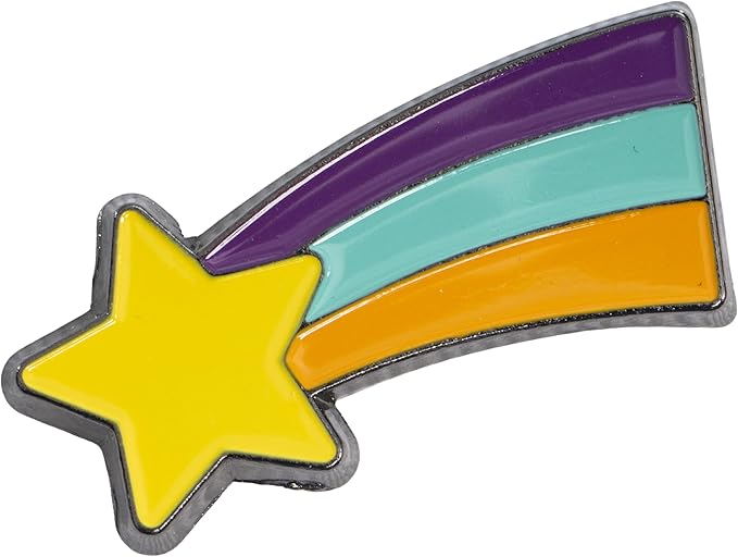 Dipper Blue and White Adult Adjustable Hat Cosplay with Rainbow and Christmas Tree Pins Halloween Costume Accessory Set - TVStoreOnline