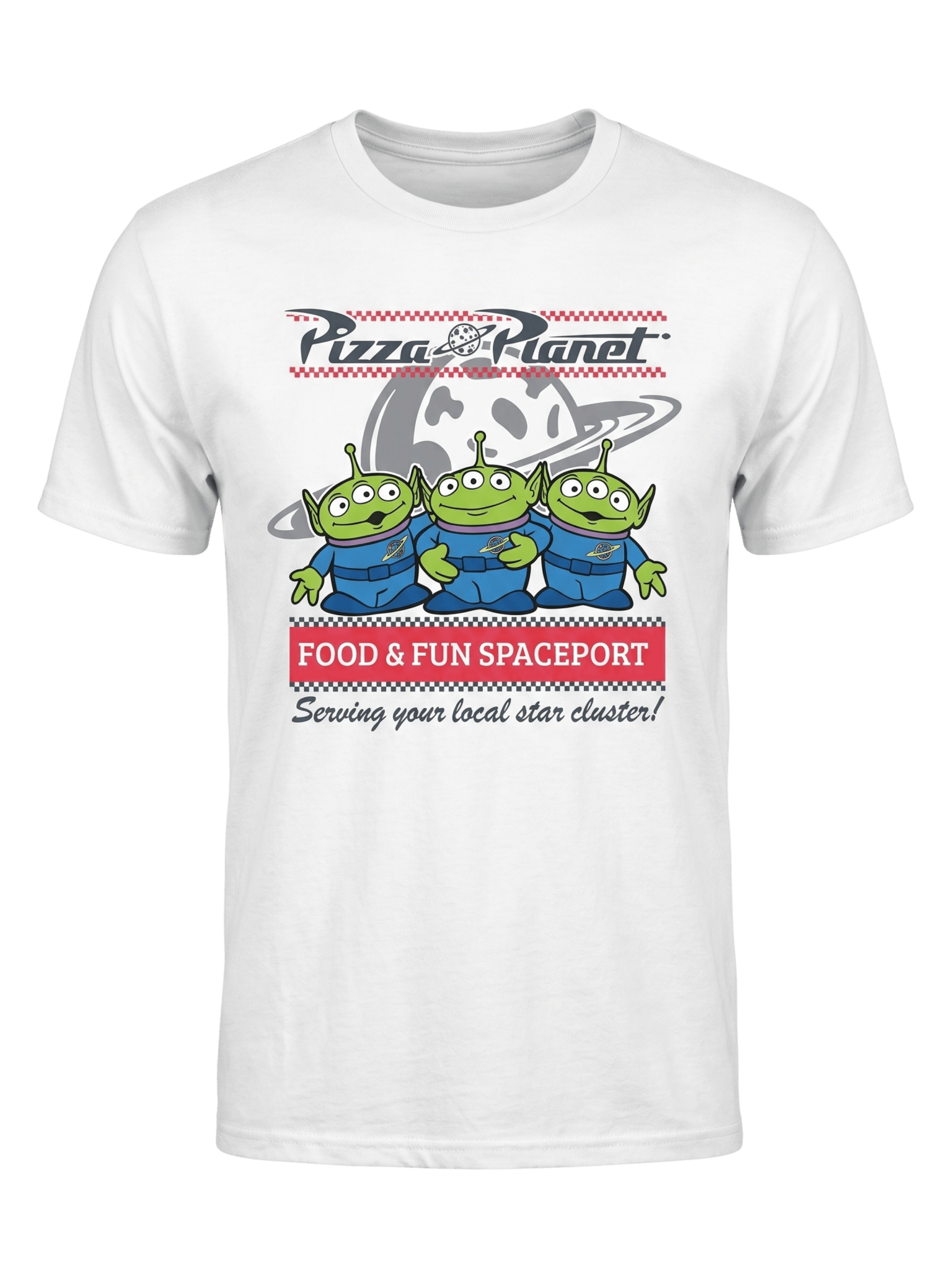 Disney Toy Story Pizza Planet Alien Adult Unisex Cosplay T-Shirt - TVStoreOnline