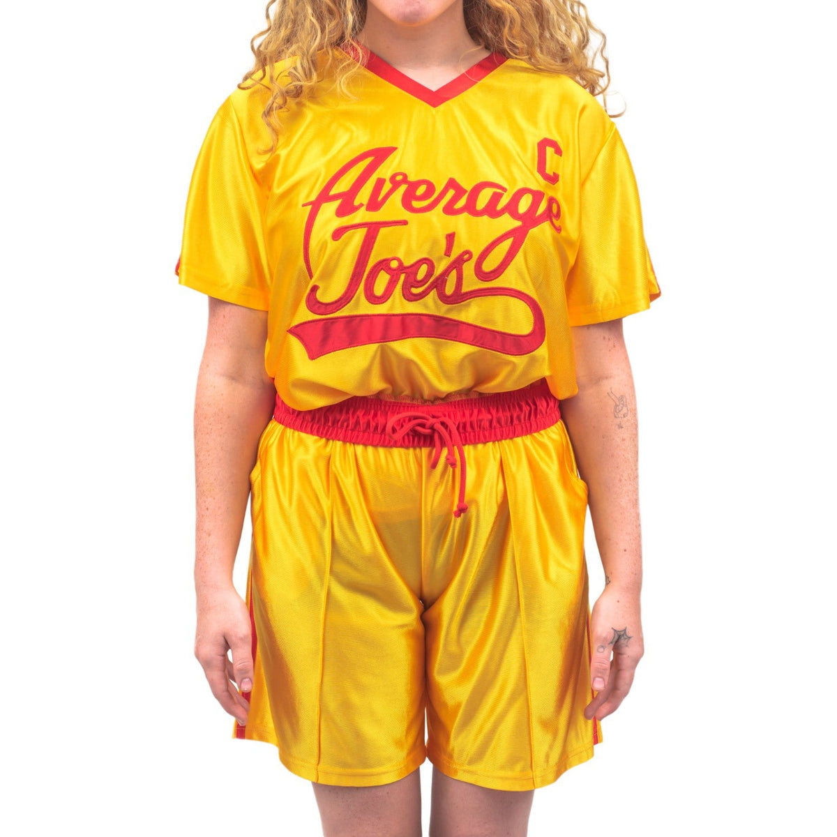 Dodgeball Joe's Team Captain La Fleur Top and Shorts Set Halloween Costume Cosplay - TVStoreOnline
