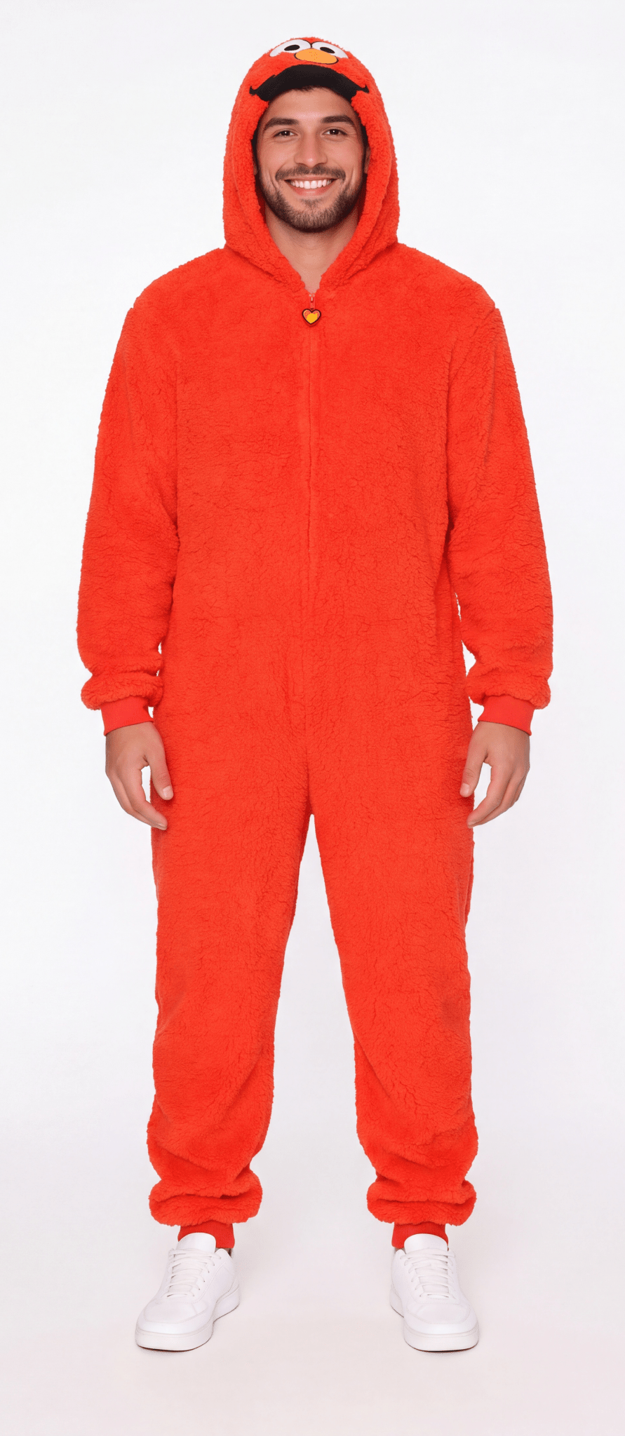 Elmo Adult Unisex Halloween Cosplay Costume Pajamas Jumpsuit - TVStoreOnline