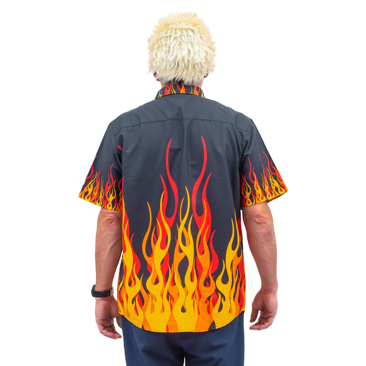 Famous TV Chef Personality "Guy" Food TV Show Deluxe Halloween Cosplay Costume Set - TVStoreOnline