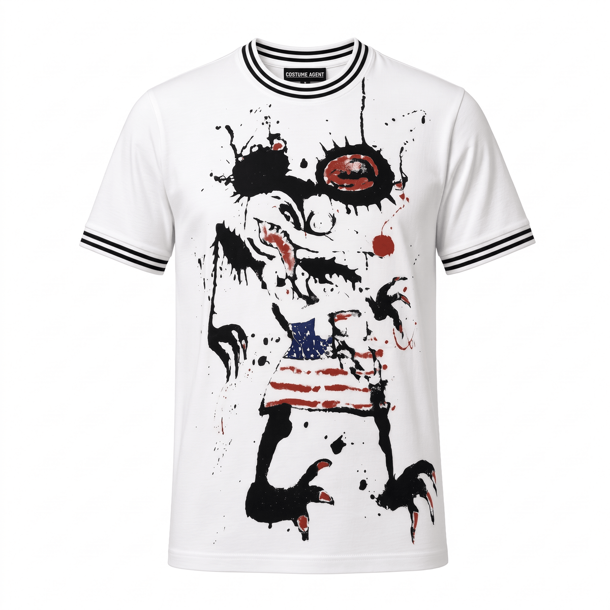 Fear and Loathing Ralph Artist-Inspired Adult Unisex Mouse Flag T-Shirt - TVStoreOnline