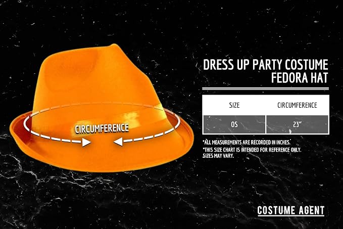 Fedora Halloween Cosplay Costume Party Hat (10 Colors) - TVStoreOnline