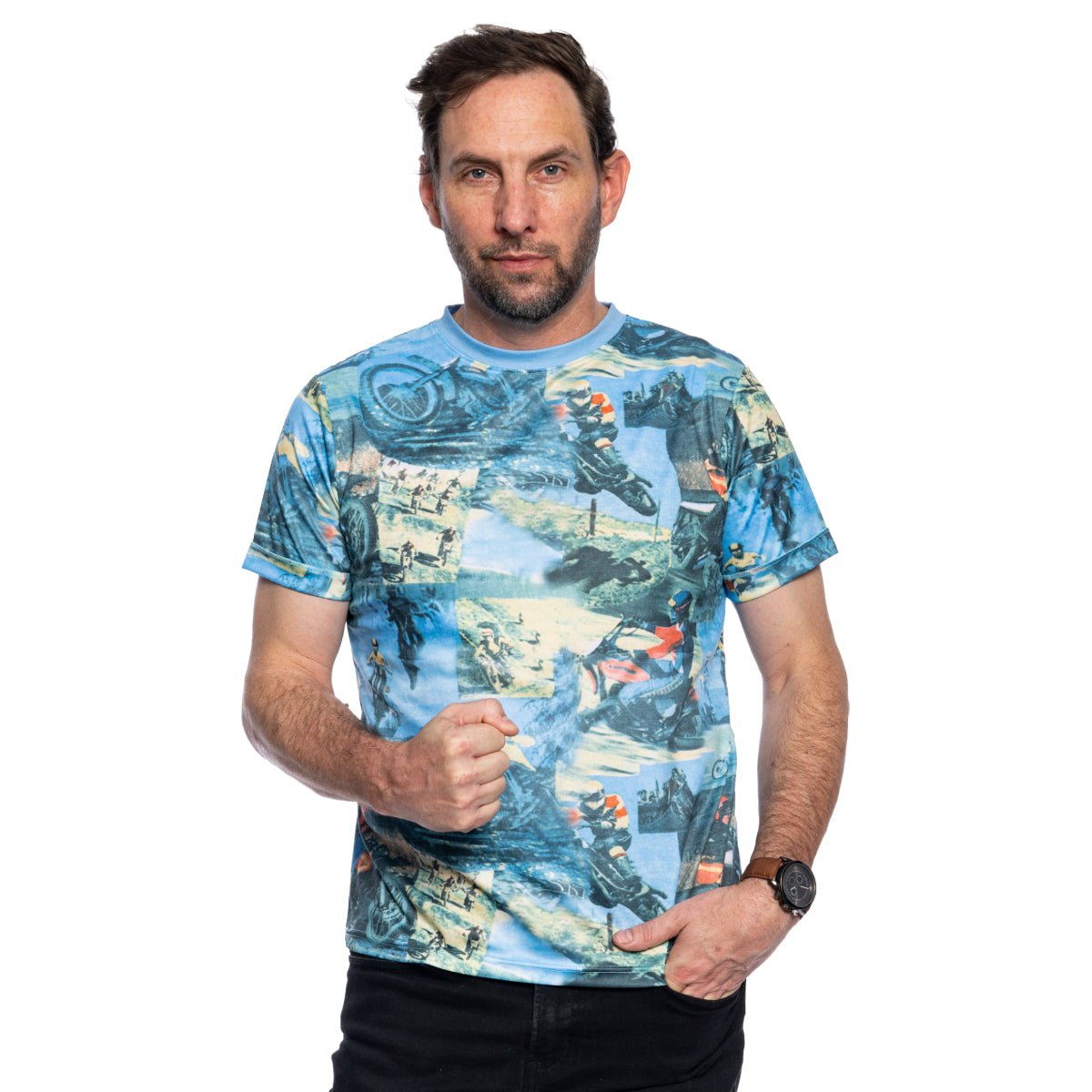 Fight Soap Tyler Blue Short Sleeve T-Shirt - TVStoreOnline
