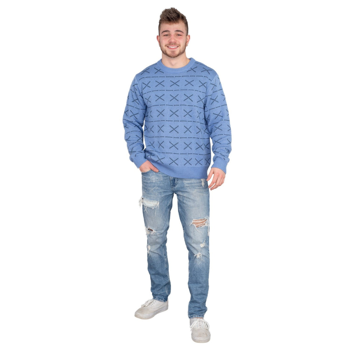 Funny Horse Man TV Show Unisex Ugly Christmas Sweater - TVStoreOnline