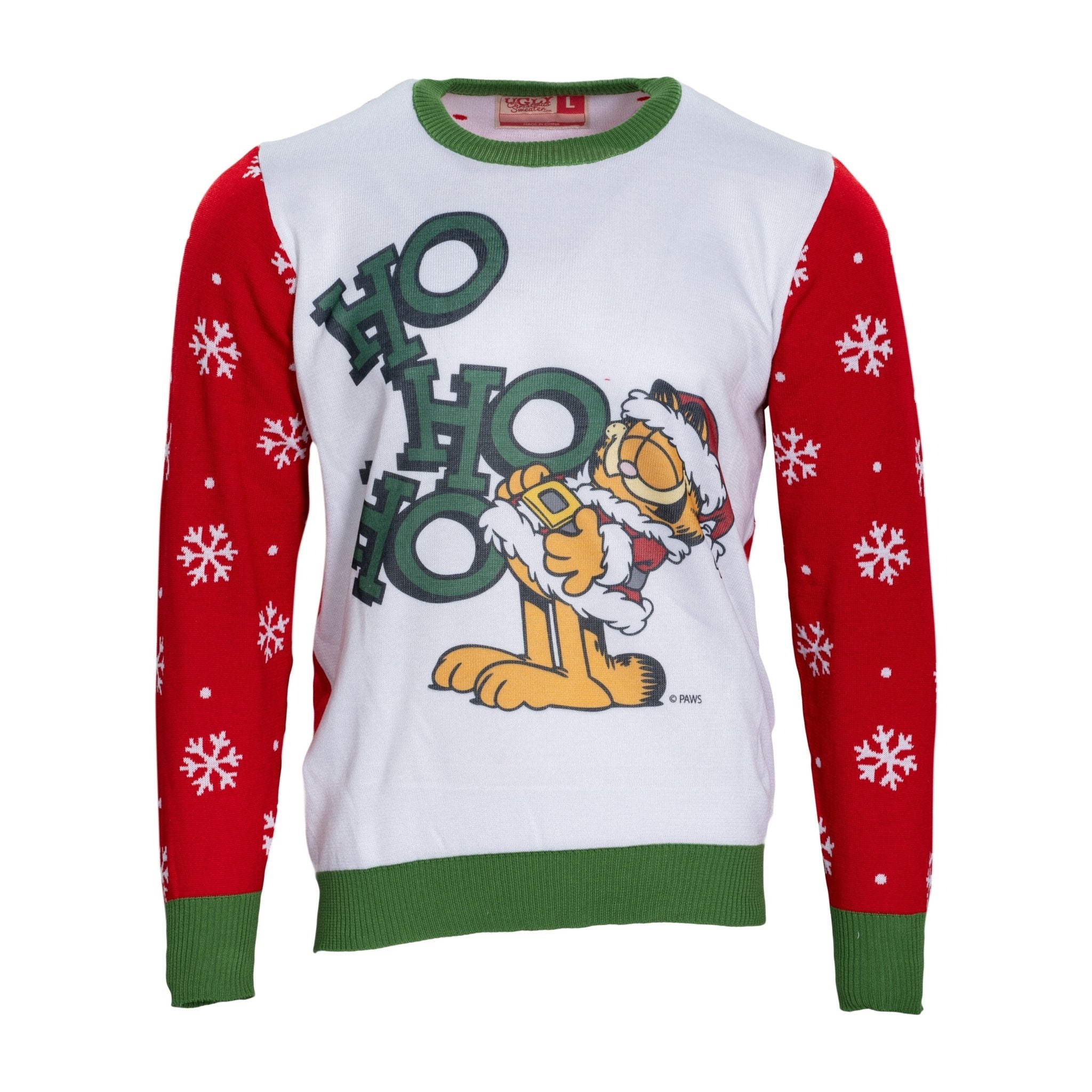 Garfield Santa "HO HO HO" Christmas Sweater - TVStoreOnline