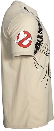 Ghostbusters Costume T-Shirt with Four Interchangeable Name Patches - TVStoreOnline