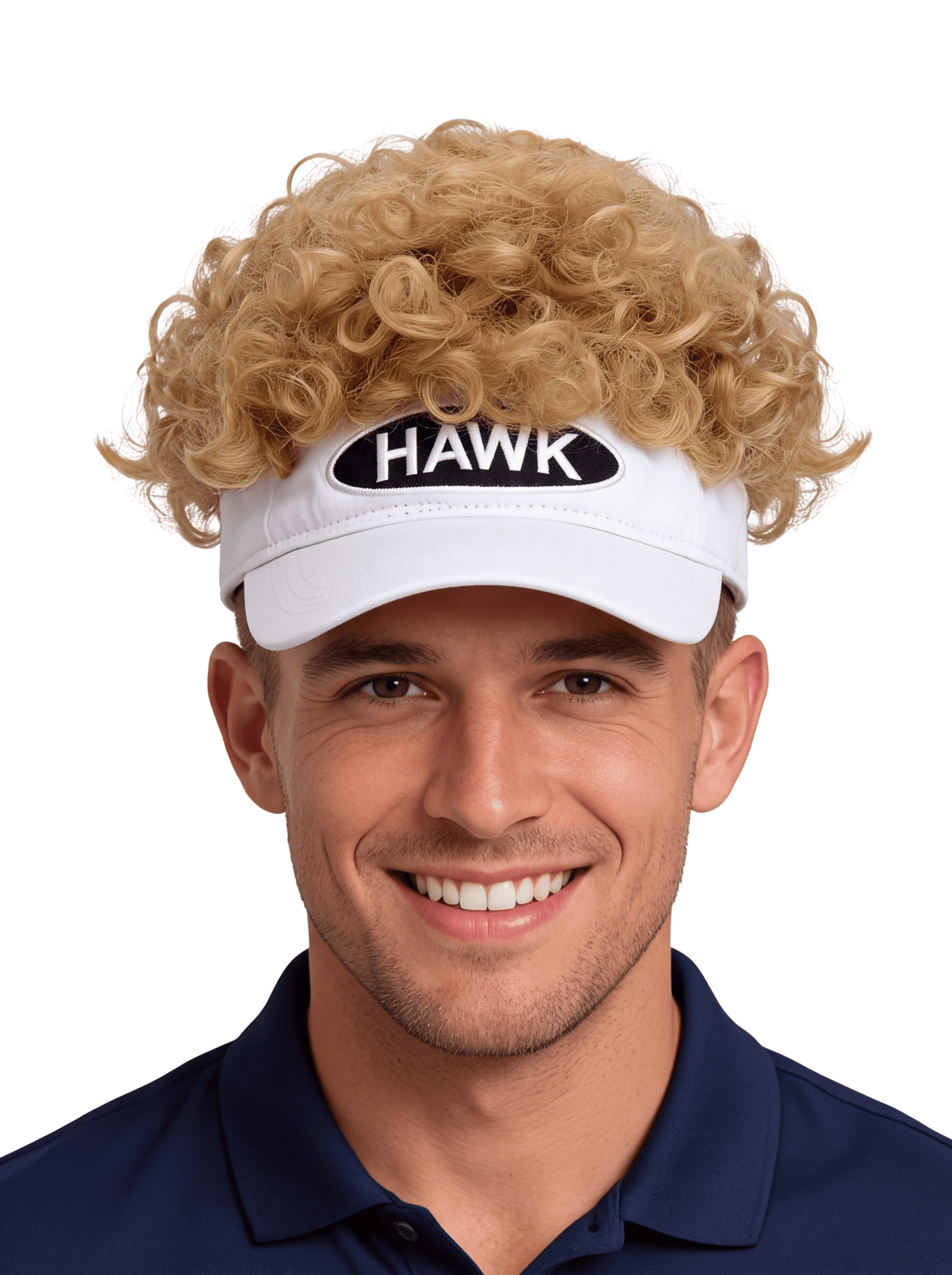 Golfer Loonie Visor W/ Wig Halloween Cosplay Costume Accessory - TVStoreOnline