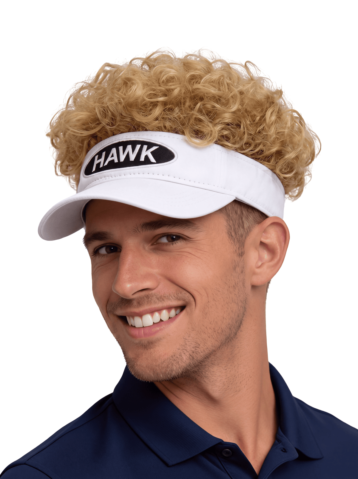 Golfer Loonie Visor W/ Wig Halloween Cosplay Costume Accessory - TVStoreOnline