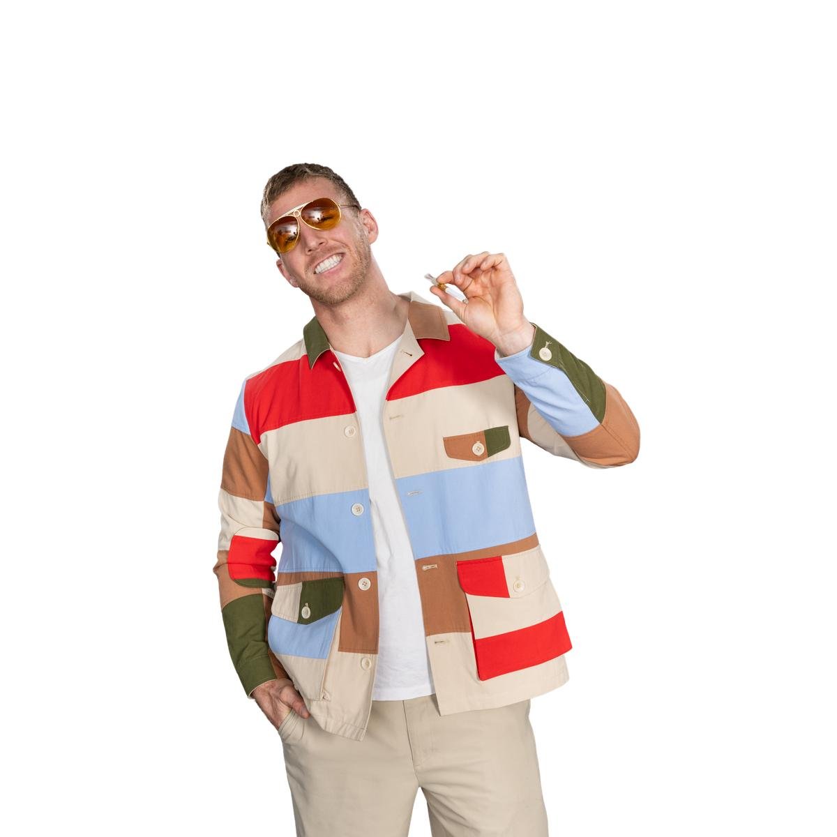 Gonzo Jounalist Las Vegas Raoul Duke Halloween Costume Cosplay Unisex Jacket - TVStoreOnline