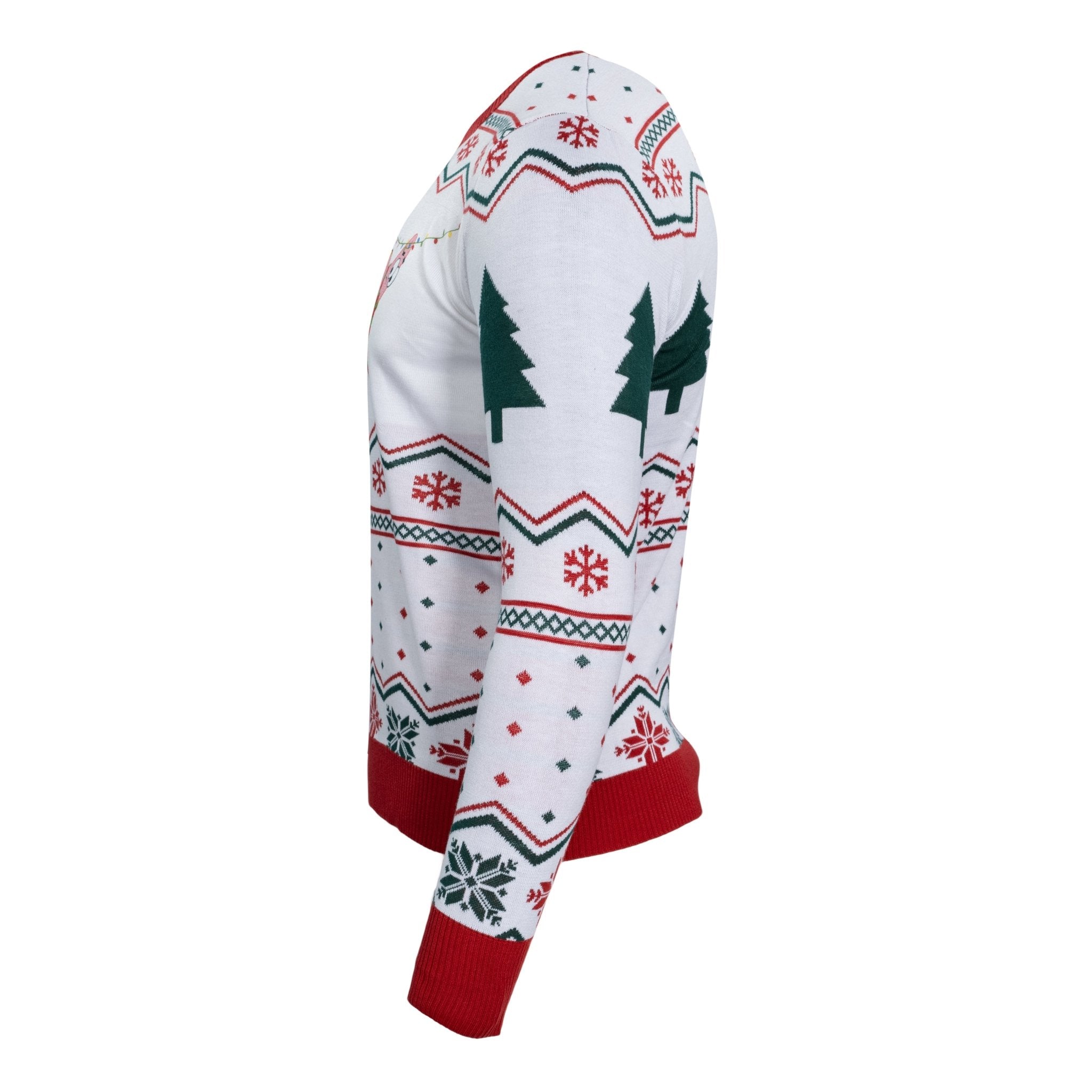Hanging Lights SpongeBob and Patrick Christmas Sweater - TVStoreOnline