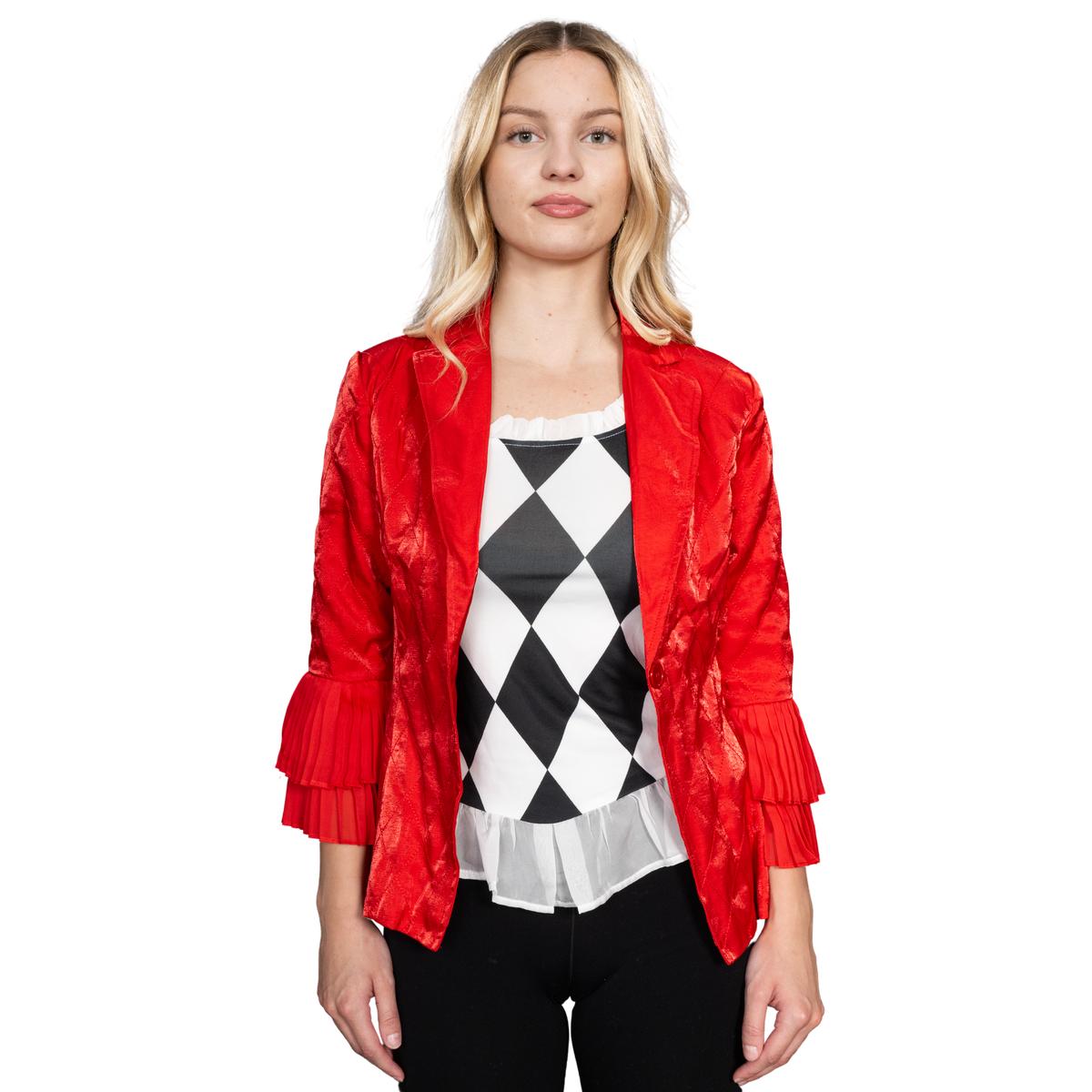 Harley Girl Super Villain Halloween Cosplay Jacket & Shirt Costume Set - TVStoreOnline