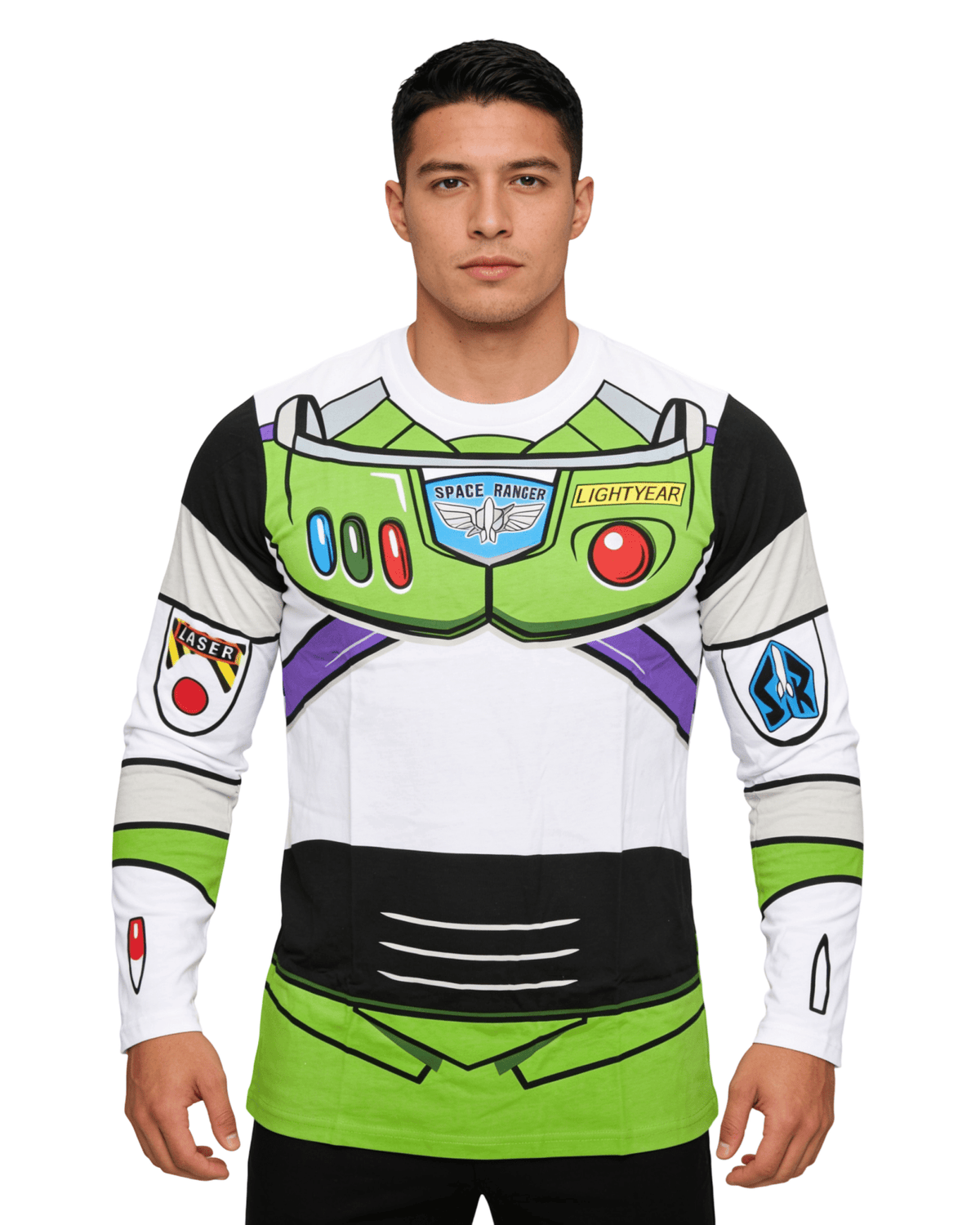 I am Buzz Lightyear Adult Long Sleeve Halloween Cosplay Costume Shirt - TVStoreOnline