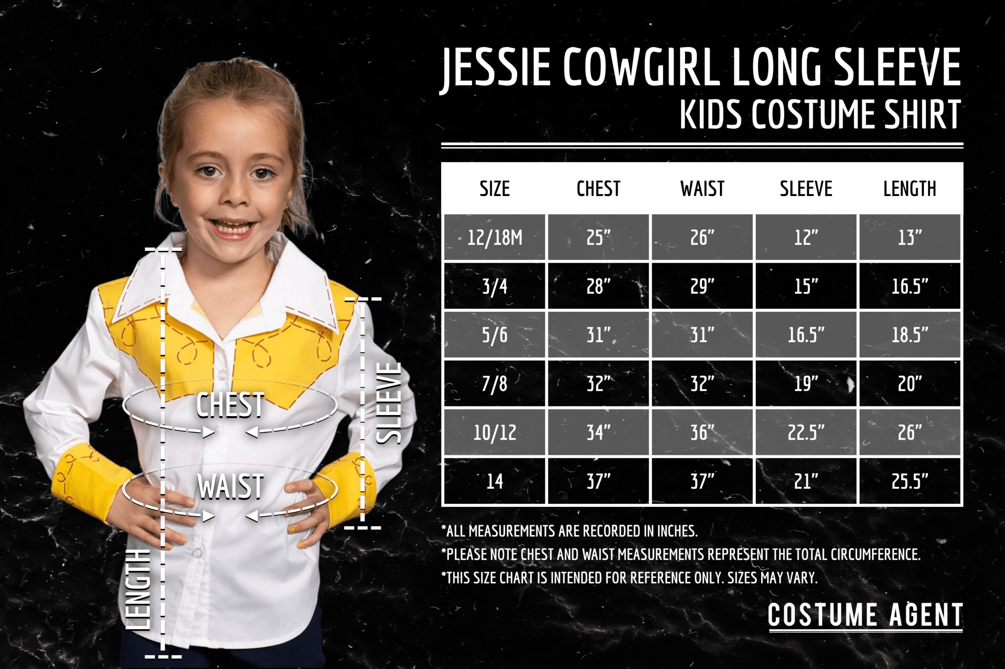 Jessie Cowgirl Kids Children Halloween Costume Cosplay Long Sleeve Button Up Shirt - TVStoreOnline