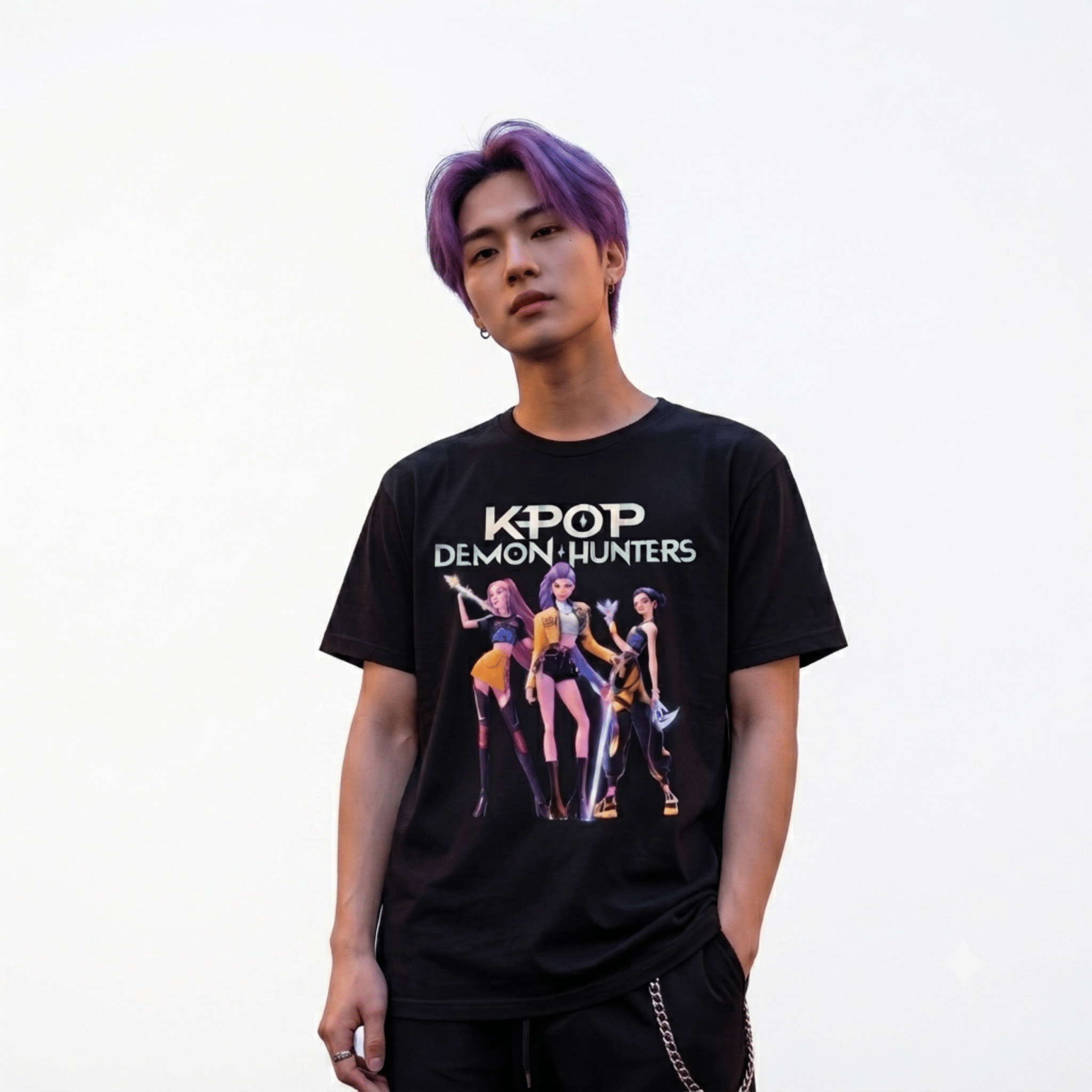 K Pop Demon Hunters Adult Anime Gift Idea T-Shirt - TVStoreOnline