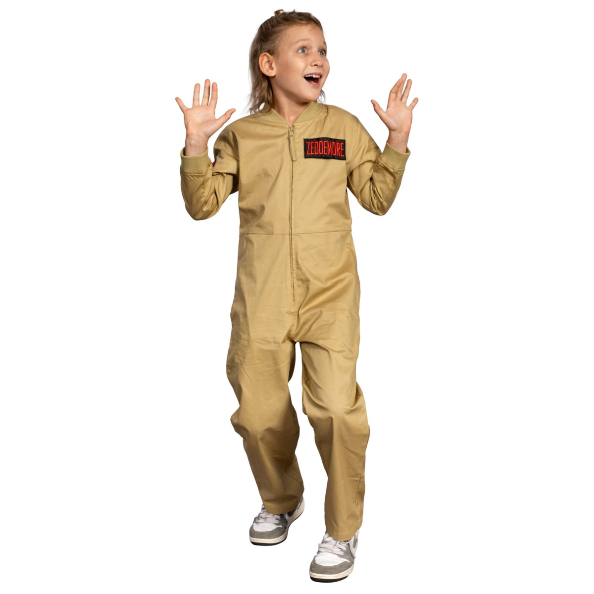 Kids Youth Ghostbusters Changeable Name Patches Halloween Cosplay Costume Jumpsuit - TVStoreOnline