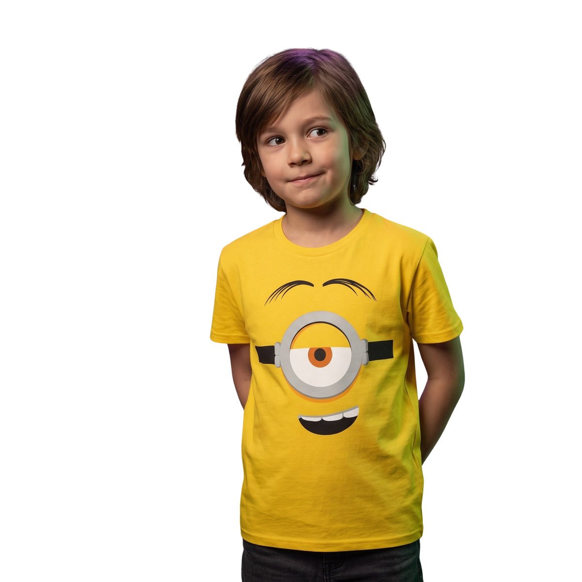 Kids Youth Minions Big Face Halloween Cosplay Costume T-Shirt - TVStoreOnline