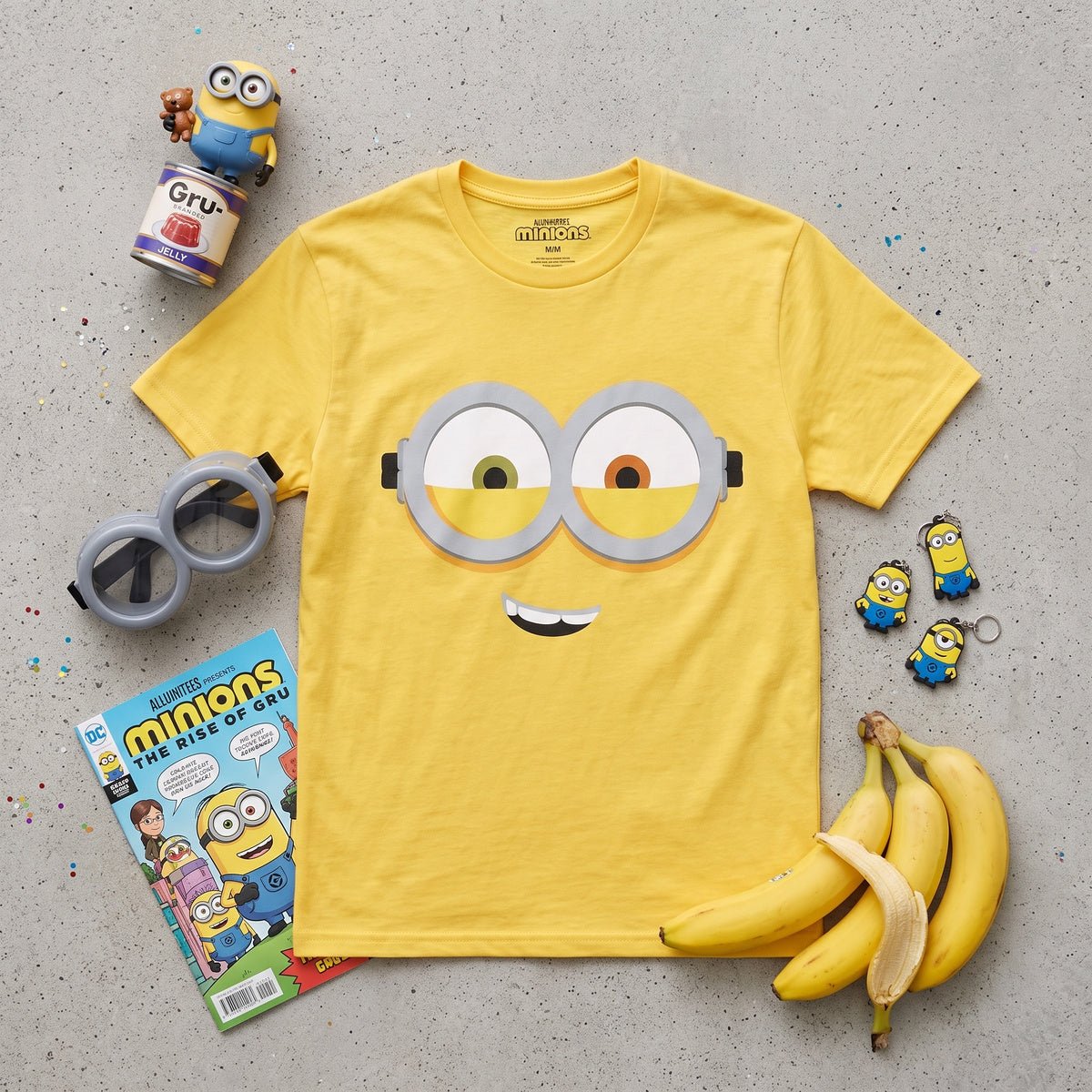 Kids Youth Minions Big Face Halloween Cosplay Costume T-Shirt - TVStoreOnline