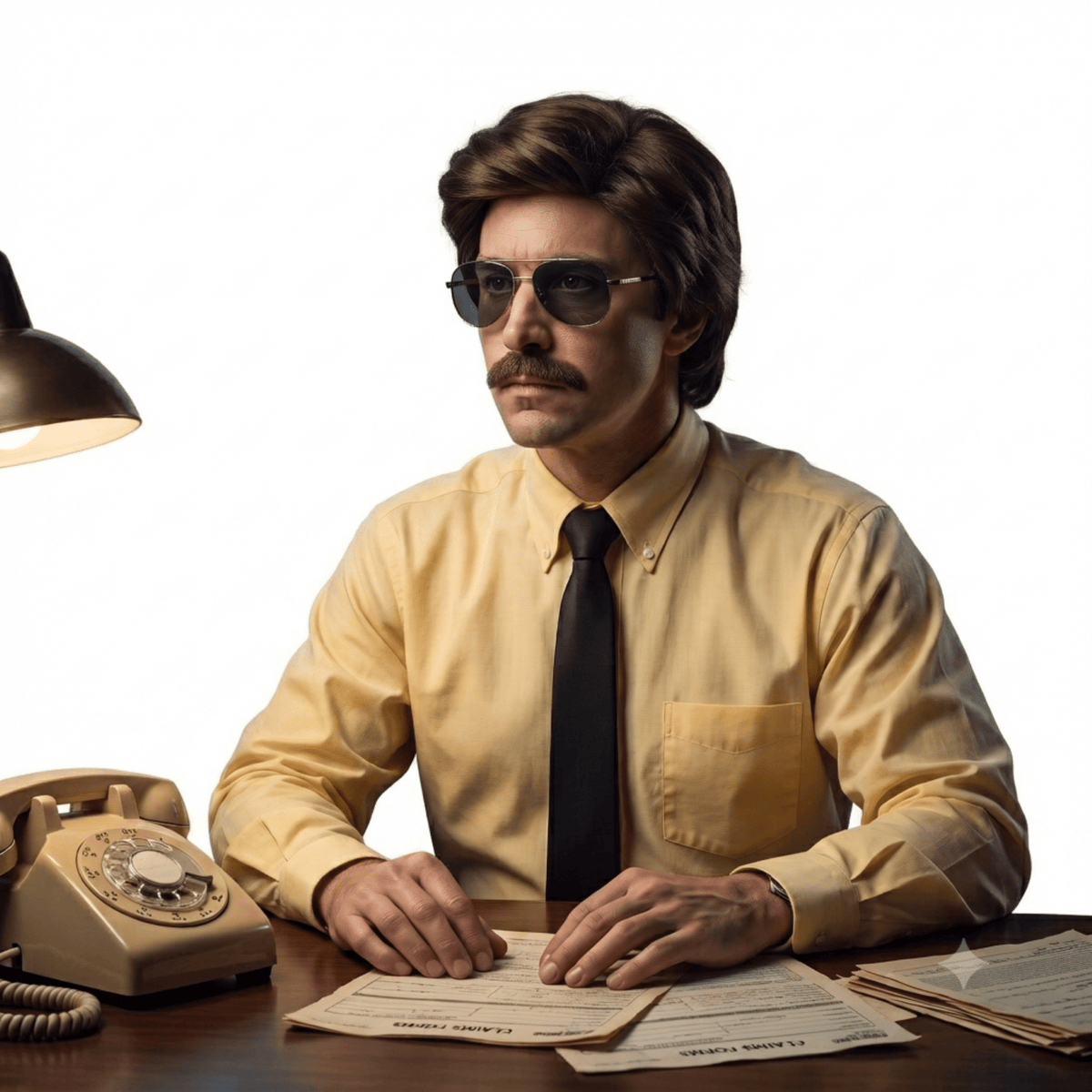 Limu Emu Adult Halloween Wig, Glasses & Mustache Cosplay Costume Set - TVStoreOnline