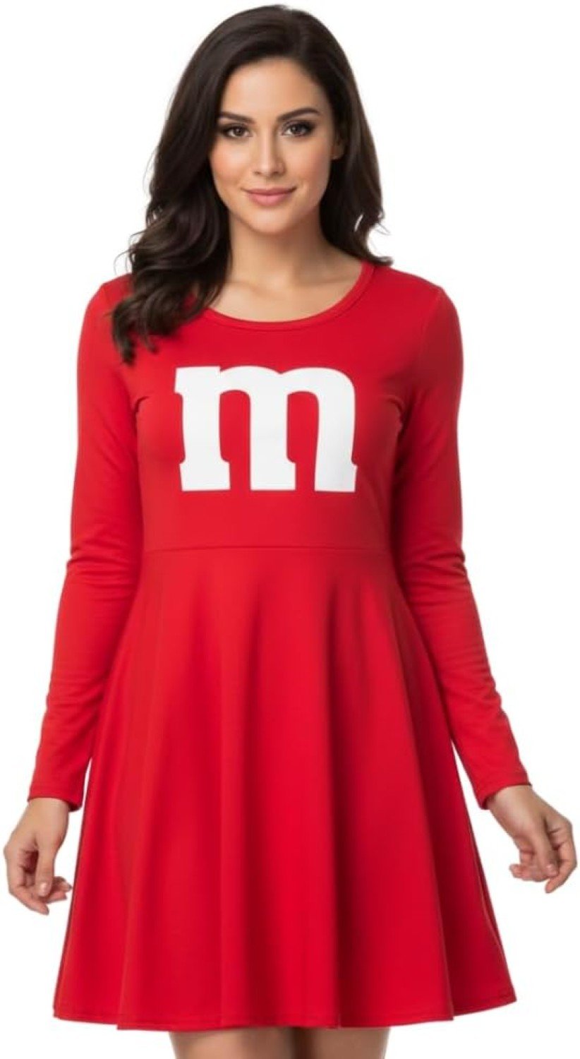 M Team Long Sleeve Women’s Halloween Cosplay Costume Dress (6 Colors) - TVStoreOnline