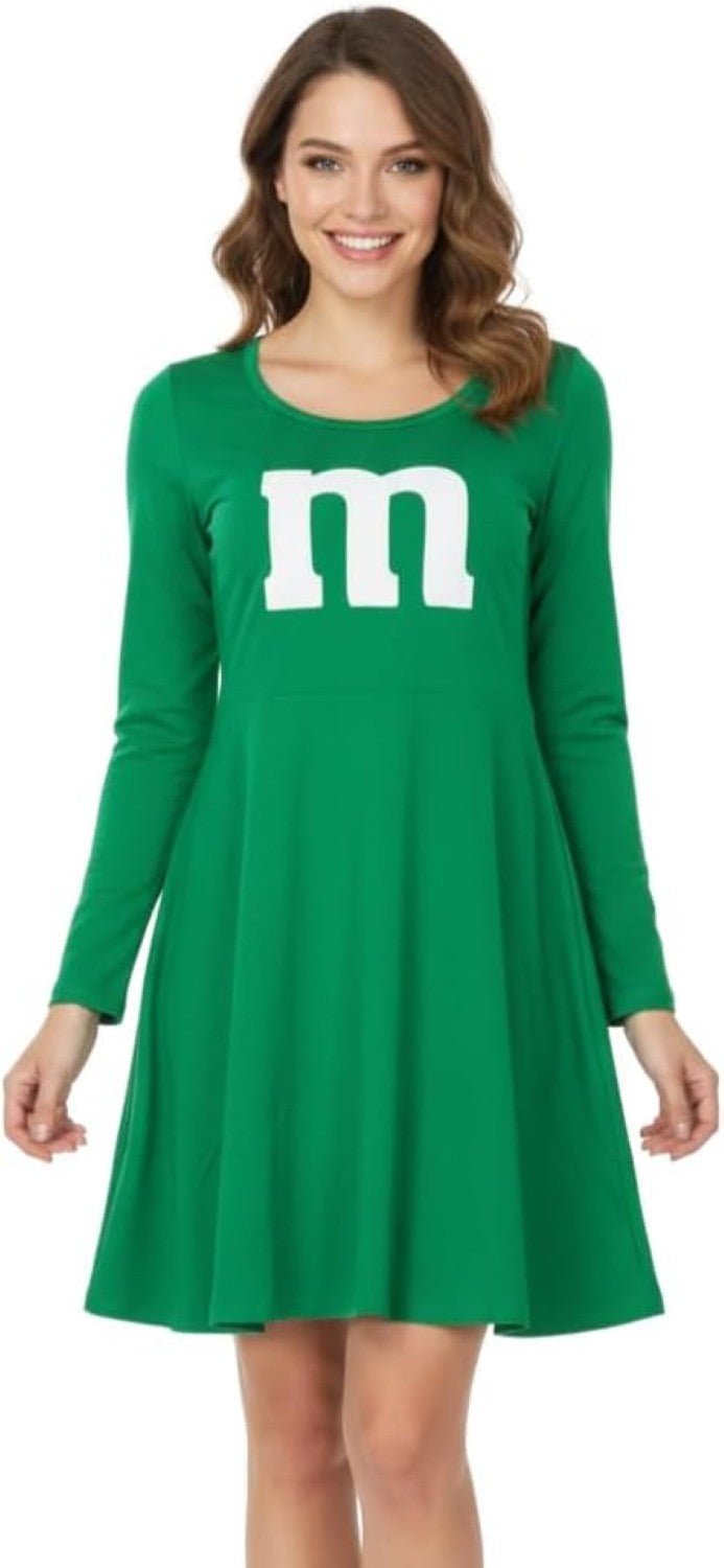 M Team Long Sleeve Women’s Halloween Cosplay Costume Dress (6 Colors) - TVStoreOnline