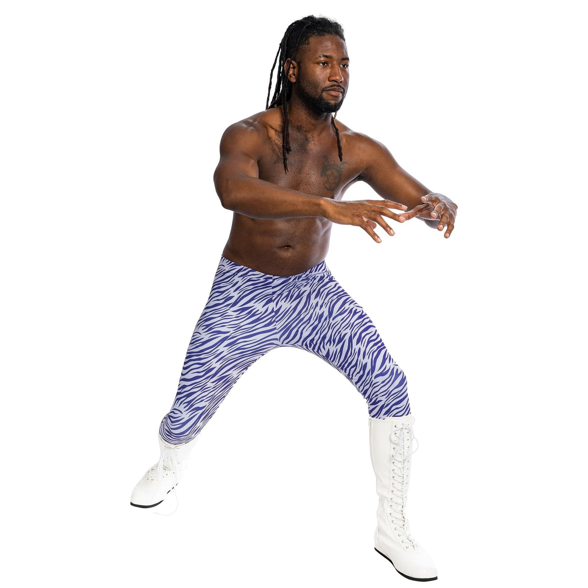 Macho Man Randy Savage Wrestler Madness Halloween Costume Cosplay Spandex Pants - TVStoreOnline