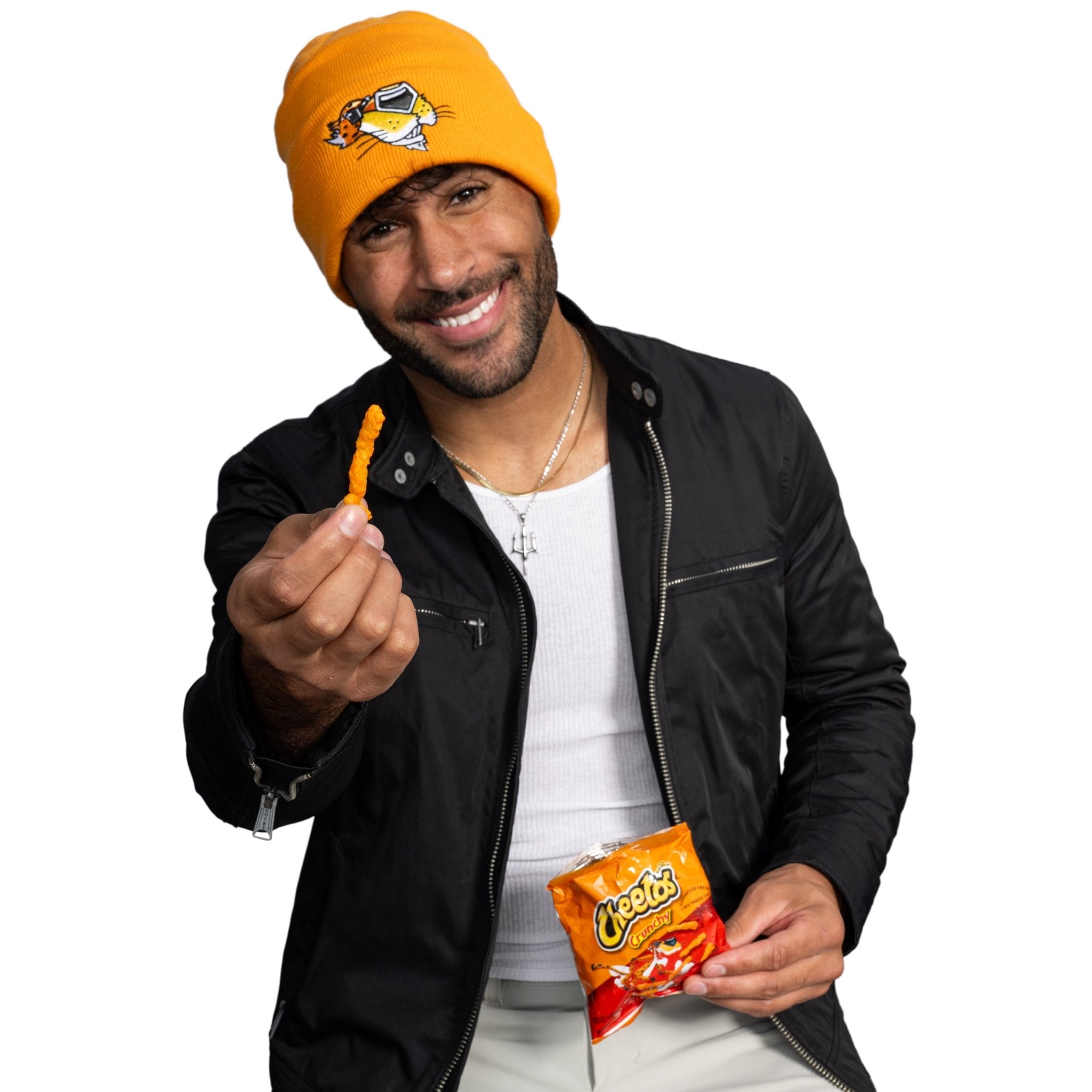 Mad Engine Chester Cheetos Beanie Hat Fire Breather - TVStoreOnline