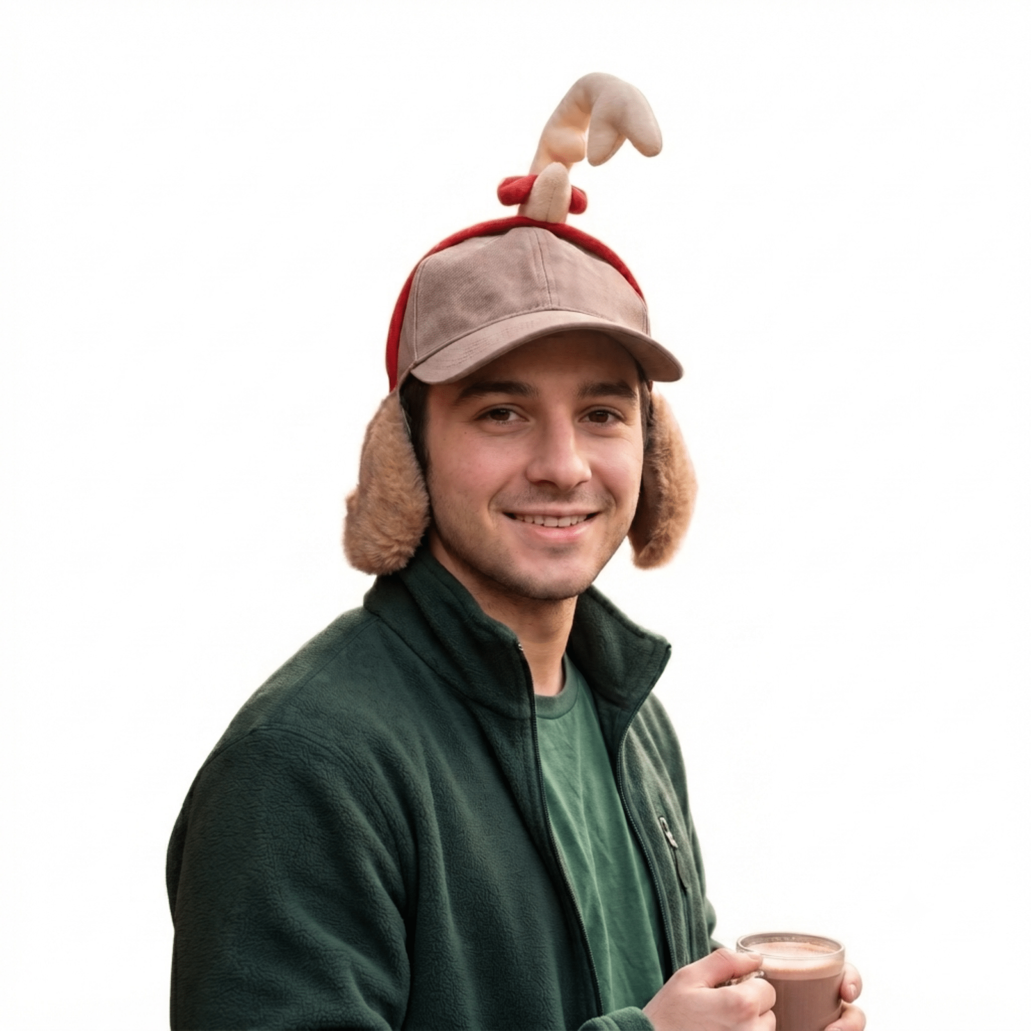 Max the Dog (Adjustable) Hat with Antlers Adult Halloween Cosplay Costume Accessory - TVStoreOnline