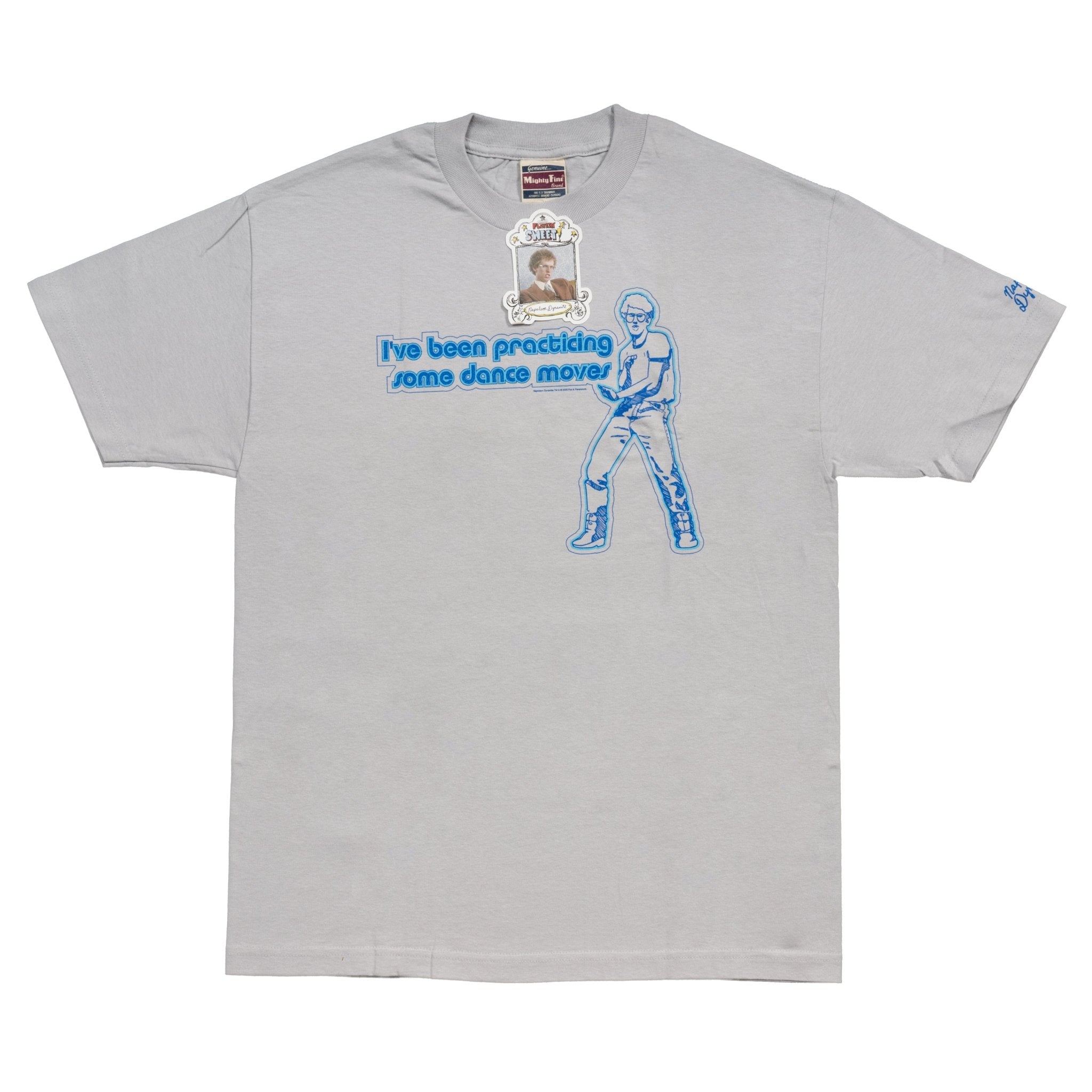 Napoleon Dynamite I've Been Practicing Some Dance Moves Adult Gray T-Shirt - TVStoreOnline