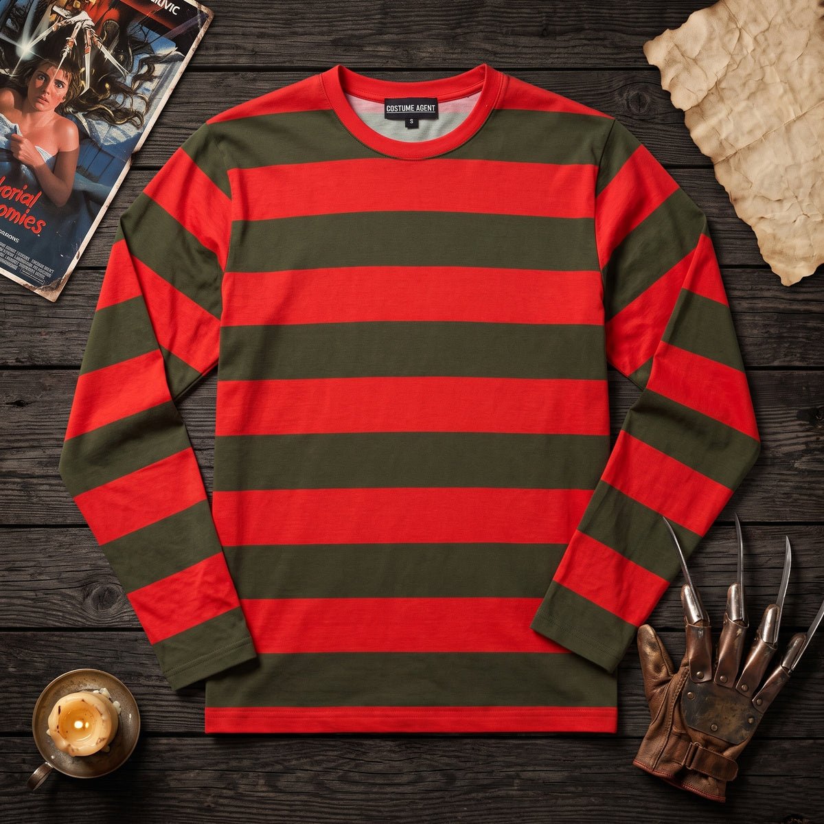 Nightmare Bogeyman Knives Adult Replica Halloween Cosplay Costume Shirt - TVStoreOnline