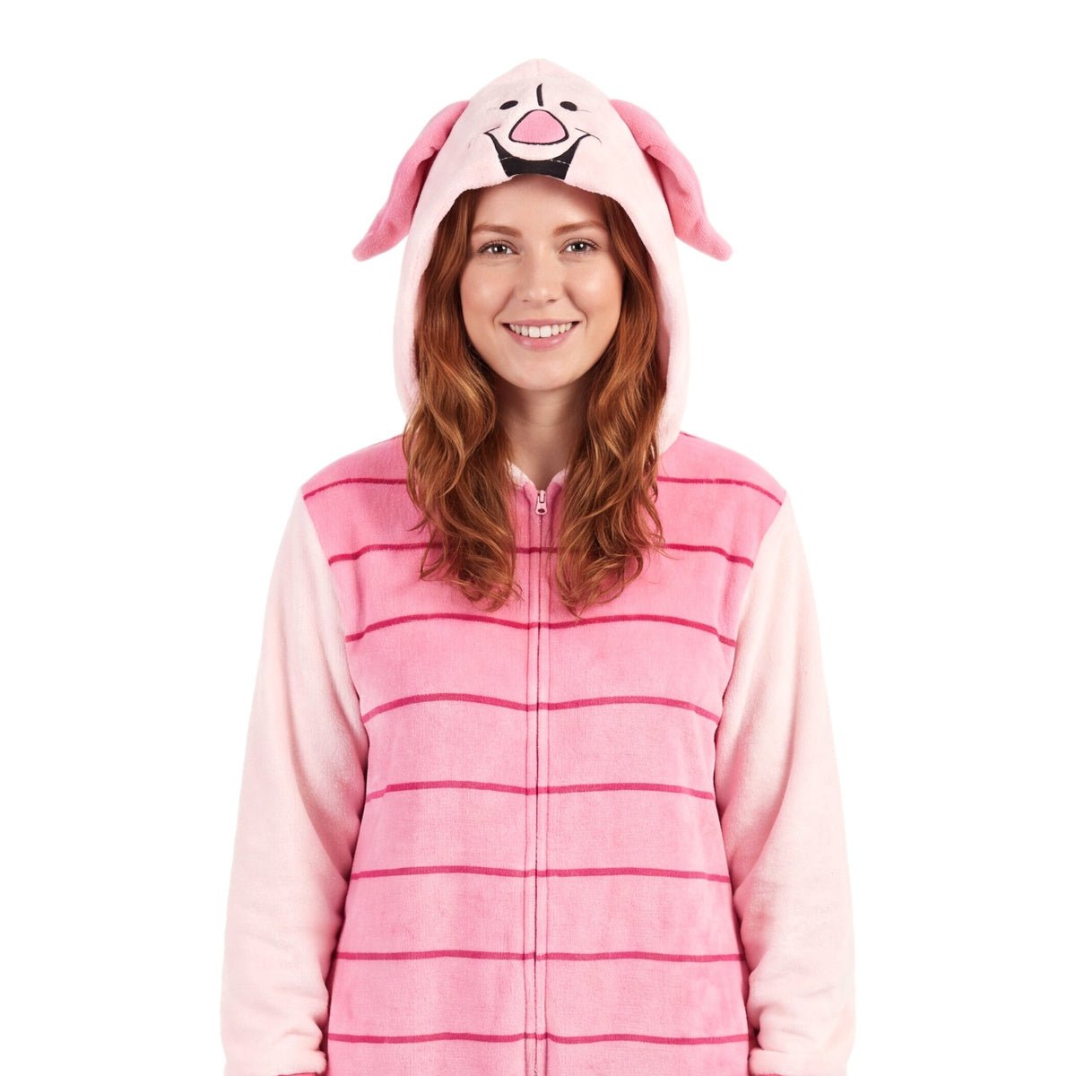 Piglet Pooh Adult Unisex Halloween Cosplay Costume Pajama Unionsuit - TVStoreOnline