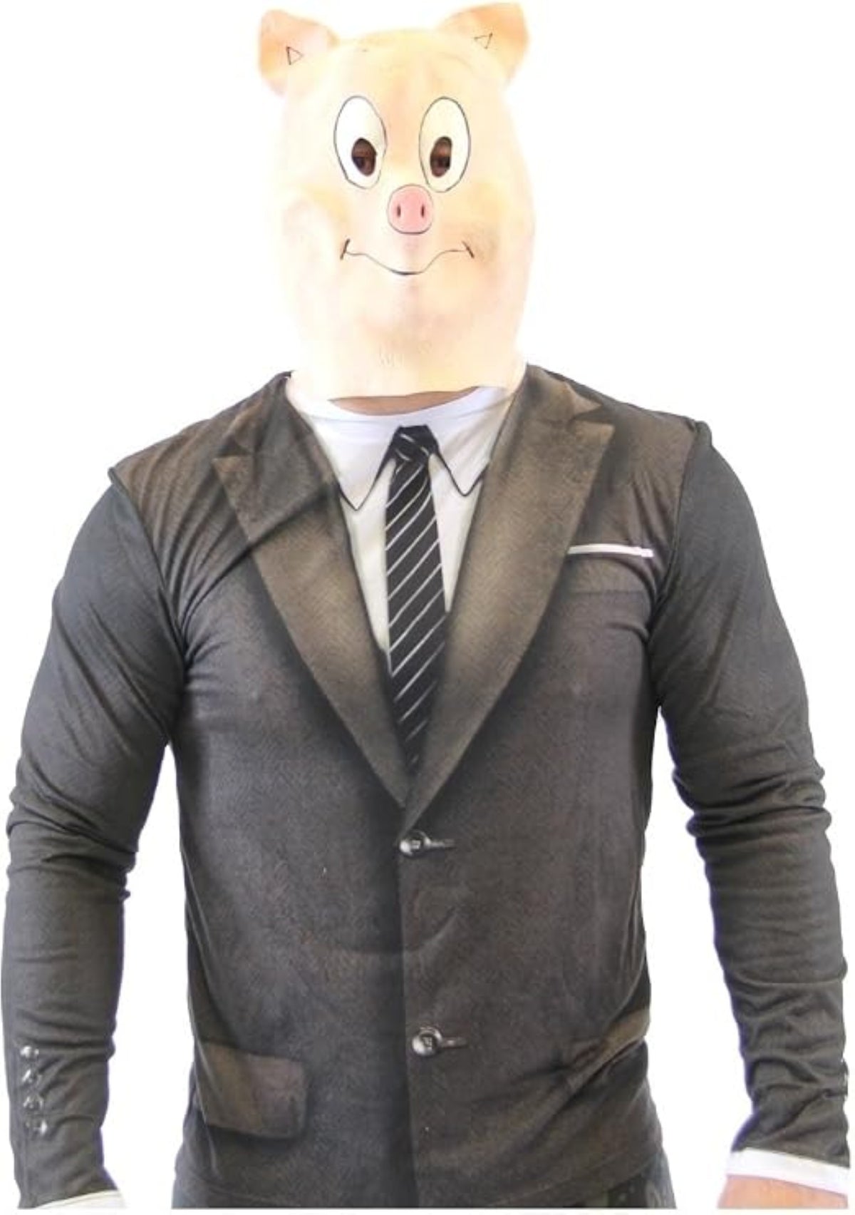 Adult Unisex Pop Culture Icon Halloween Cosplay Costume Pig Mask