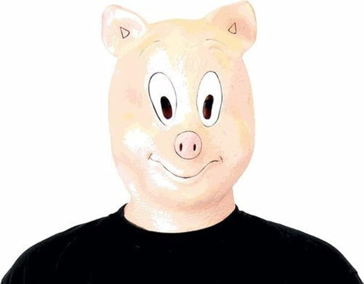 Adult Unisex Pop Culture Icon Halloween Cosplay Costume Pig Mask