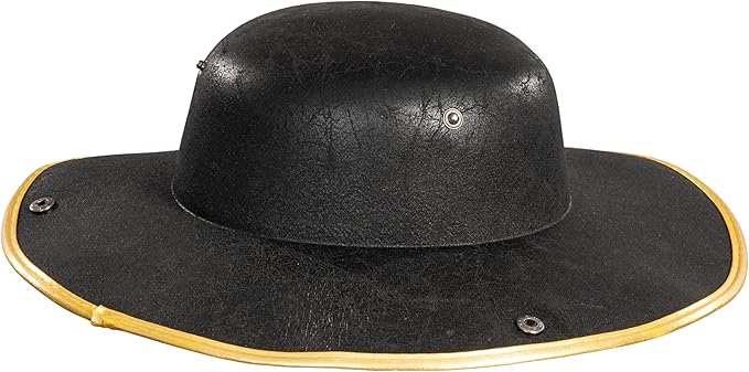 Pirate Hat Faux Leather Tricorn Colonial Renaissance Halloween Costume Cosplay Accessory - TVStoreOnline