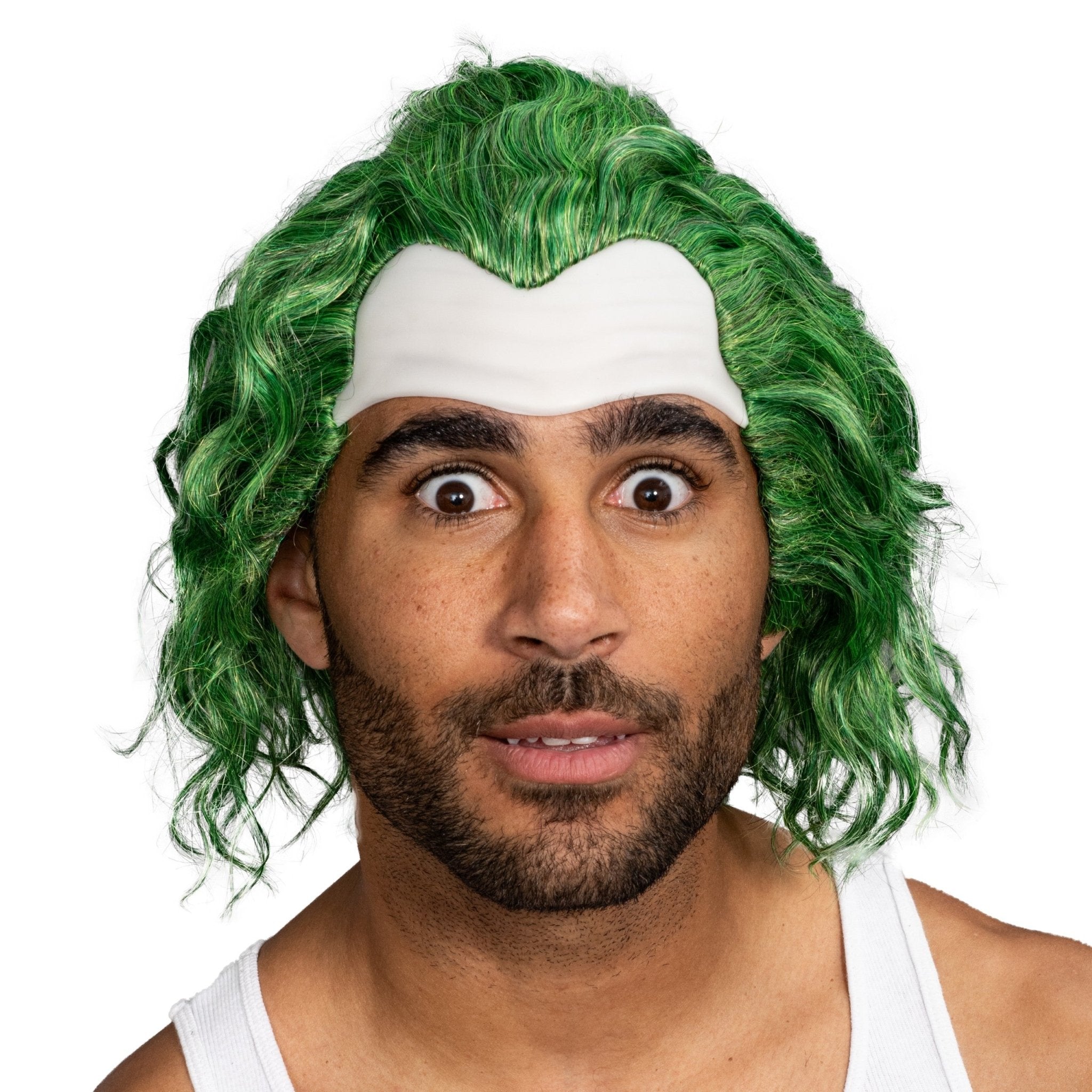 Psycho Clown Joke Villain Green Hair Halloween Cosplay Costume Wig - TVStoreOnline