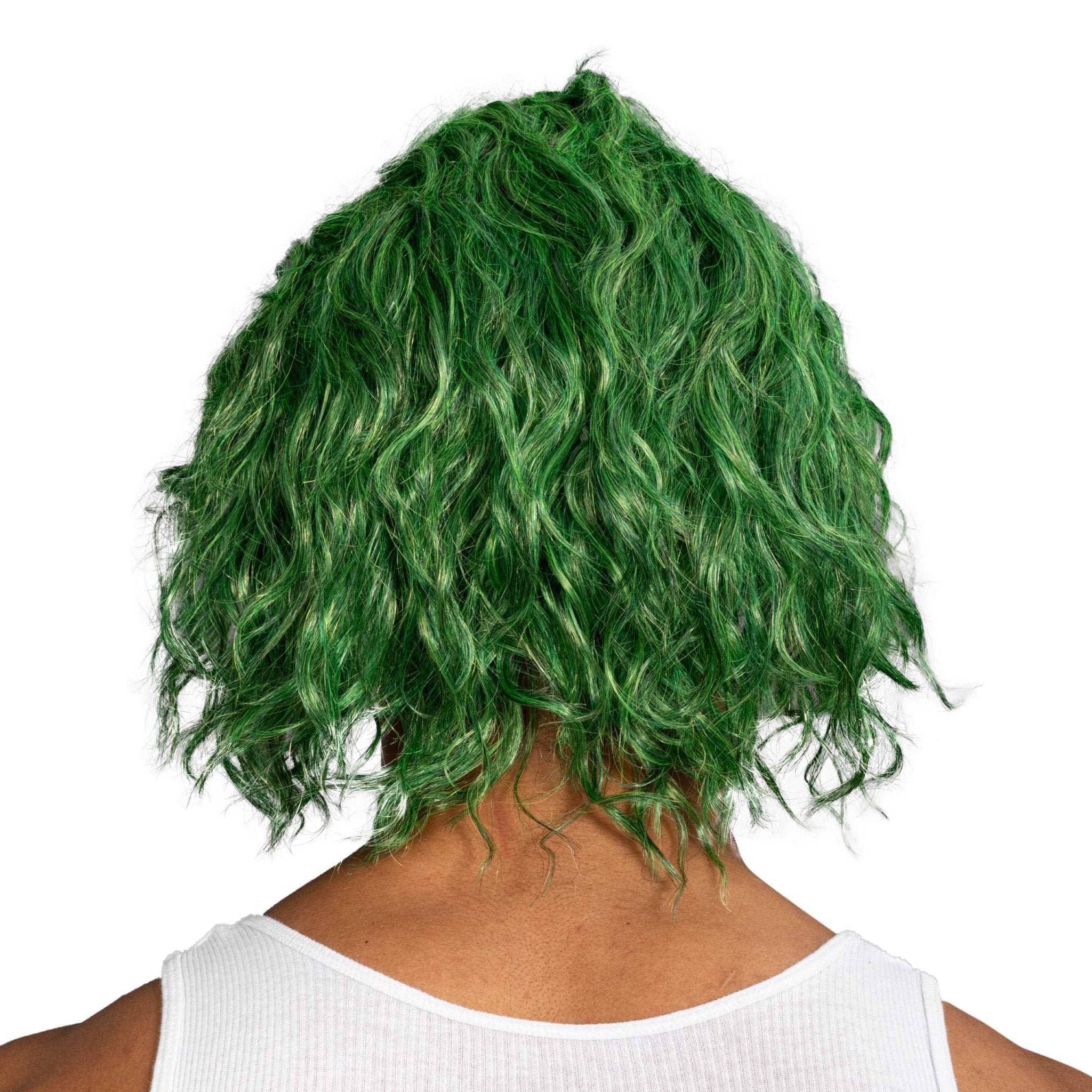 Psycho Clown Joke Villain Green Hair Halloween Cosplay Costume Wig - TVStoreOnline