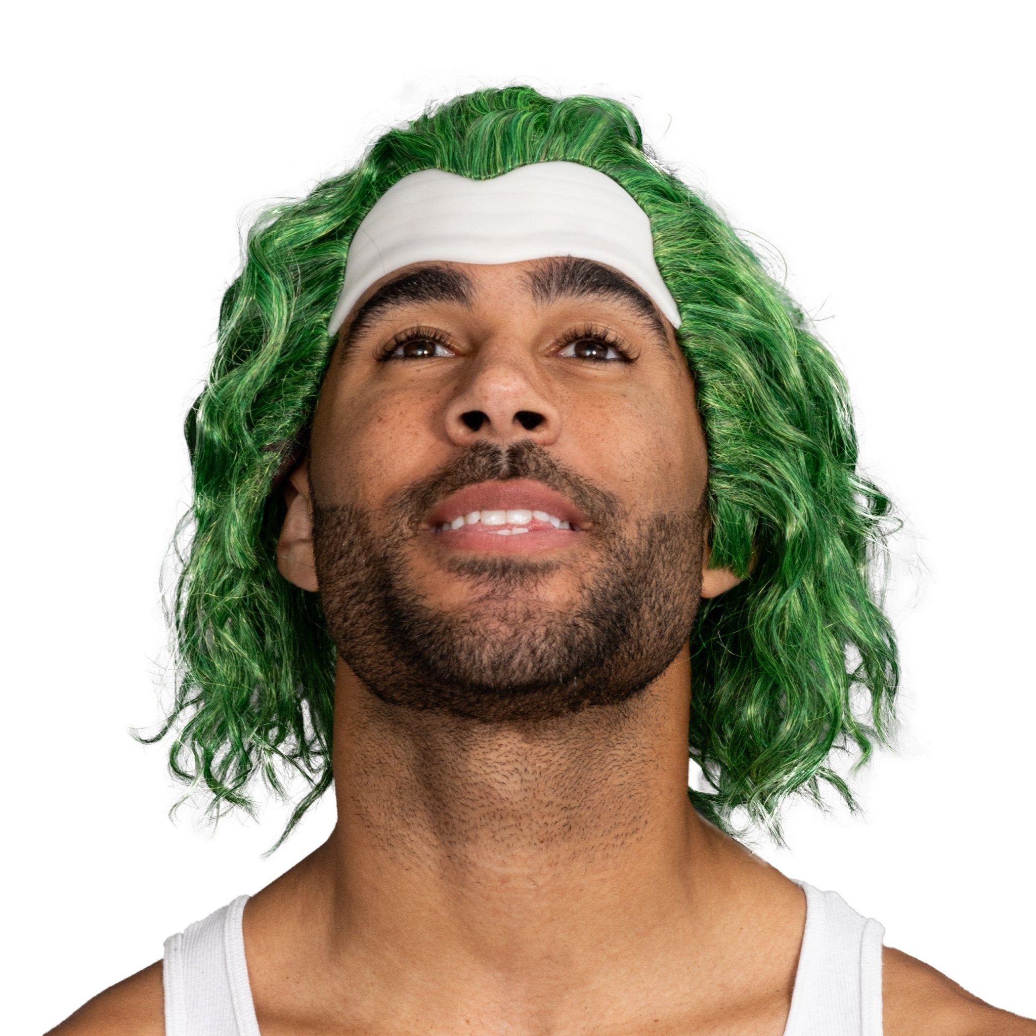 Psycho Clown Joke Villain Green Hair Halloween Cosplay Costume Wig - TVStoreOnline