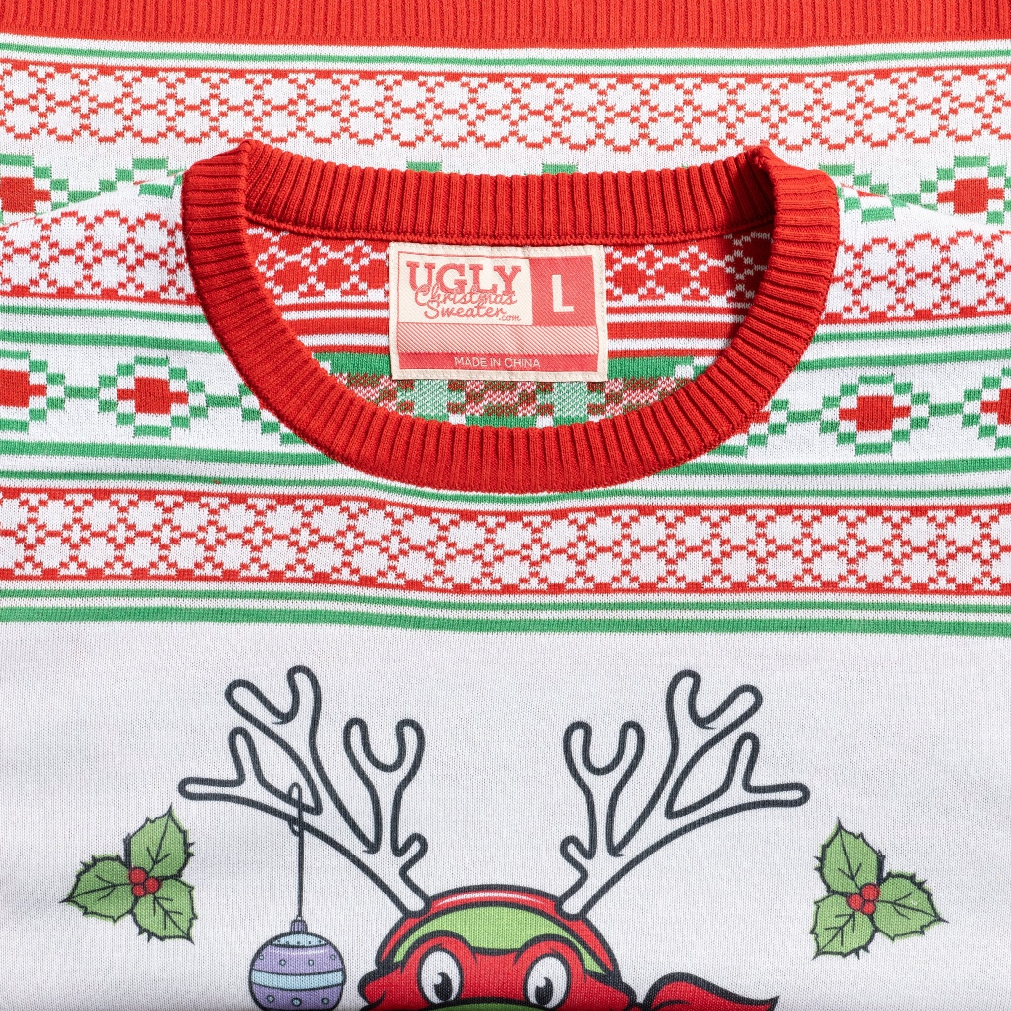 Raphael Reindeer TMNT Christmas Sweater - TVStoreOnline
