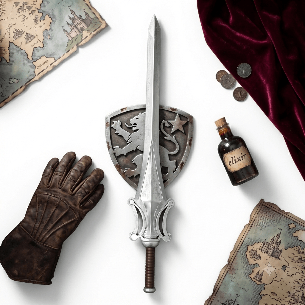 Replica Blond Master Hero Halloween Cosplay Costume Prop Accessory Sword - TVStoreOnline