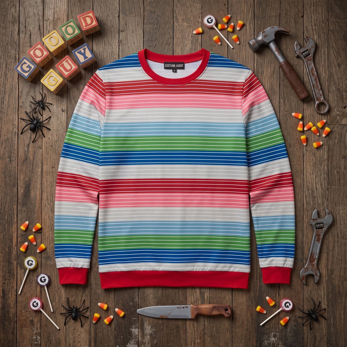 Replica Chuckie Killer Doll Good Guy Movie Adult Unisex Halloween Cosplay Costume Shirt - TVStoreOnline