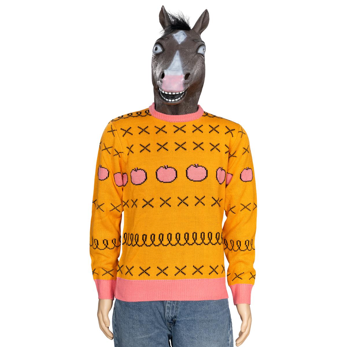 Replica Horse Man Sweater and Jack Halloween Costume Cosplay Mask - TVStoreOnline