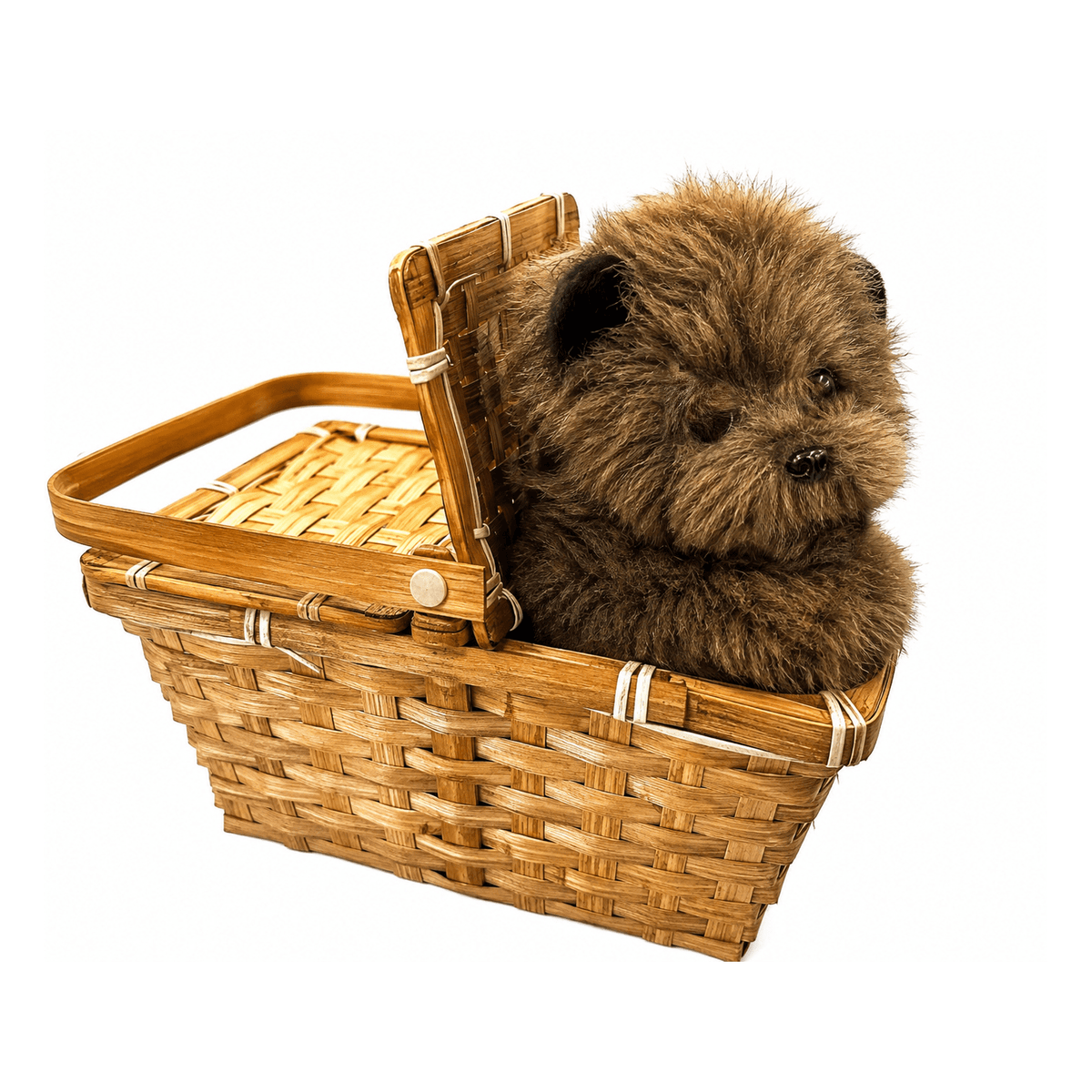Replica Toto Dog Wizard Halloween Cosplay Costume Accessory Plush W/ Basket - TVStoreOnline